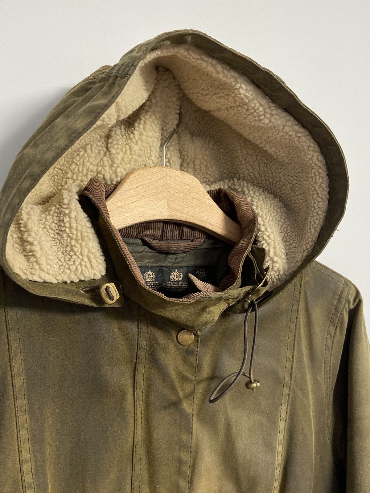 Barbour × Vintage Barbour Vintage waxed jacket Size L / US 10 / IT 46 - 9 Thumbnail