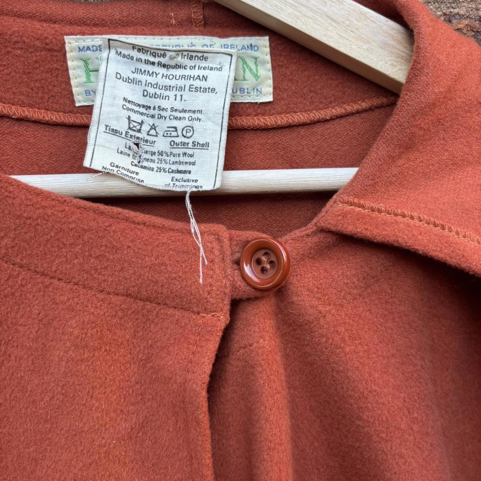 Other Vintage JIMMY HOURIHAN OF DUBLIN wool shall 70s OS Size ONE SIZE - 7 Thumbnail