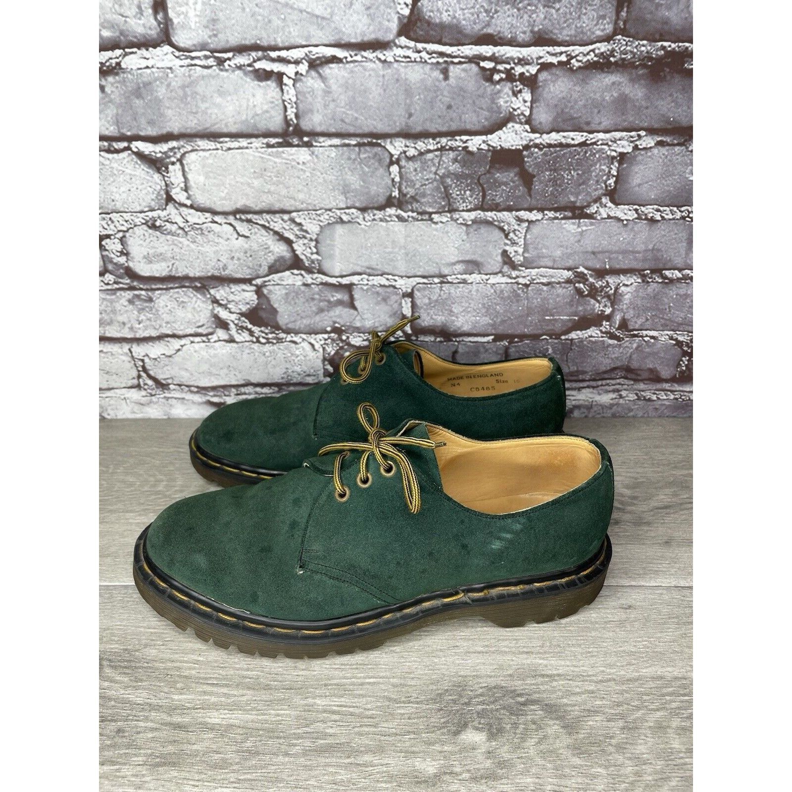Dr. Martens Doc Dr. Martens Green Suede Leather Oxfords Shoes Men’s Sz 1 Size US 10 / EU 43 - 17 Thumbnail