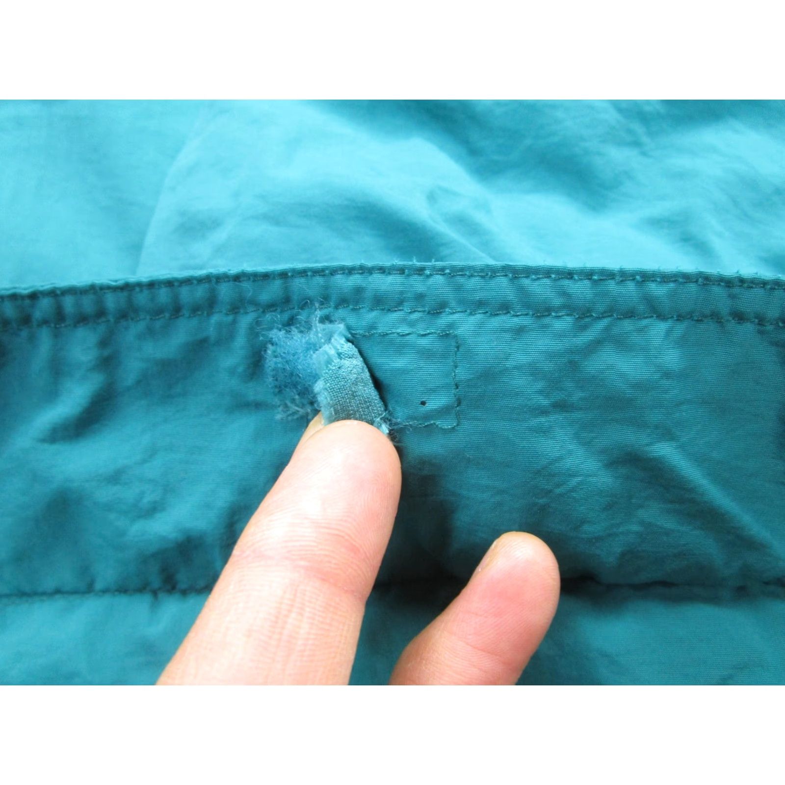 Eddie Bauer Eddie Bauer Parka Womens Large Teal WINDFoil Hooded Fleece Lined Nylon Made USA Size L / US 10 / IT 46 - 5 Thumbnail