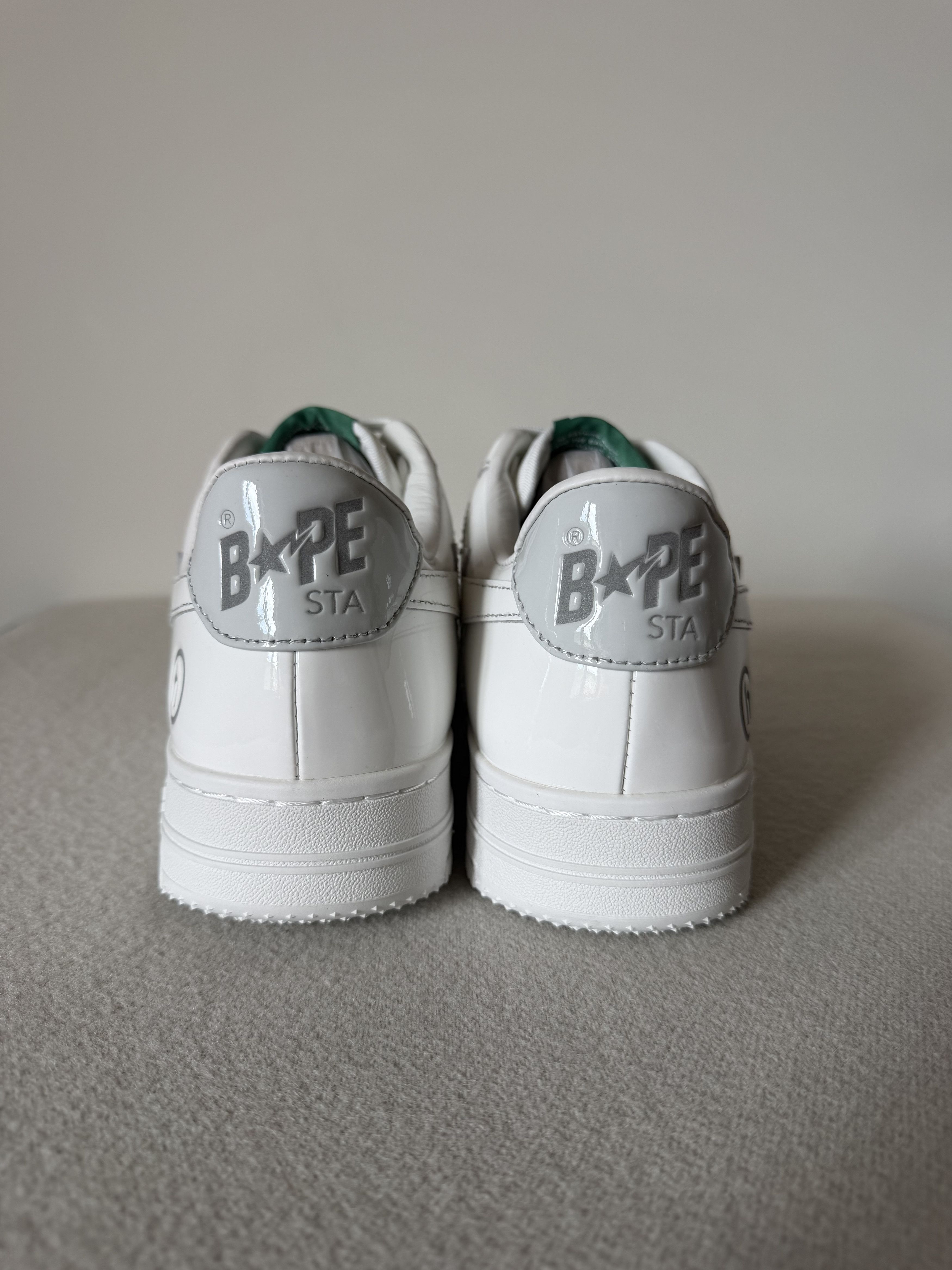 Bape Hidden NY Bape Sta #1 F&F in White Patent Leather Size US 9.5 / EU 42-43 - 5 Thumbnail
