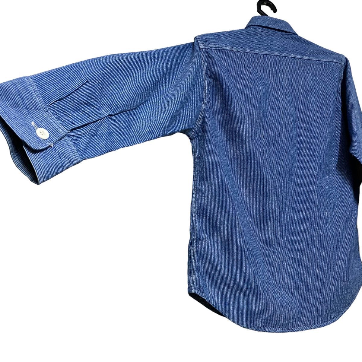Sugar Cane Sugar Cane Pinstriped Wabash Indigo Denim Button Up Size US S / EU 44-46 / 1 - 14 Thumbnail