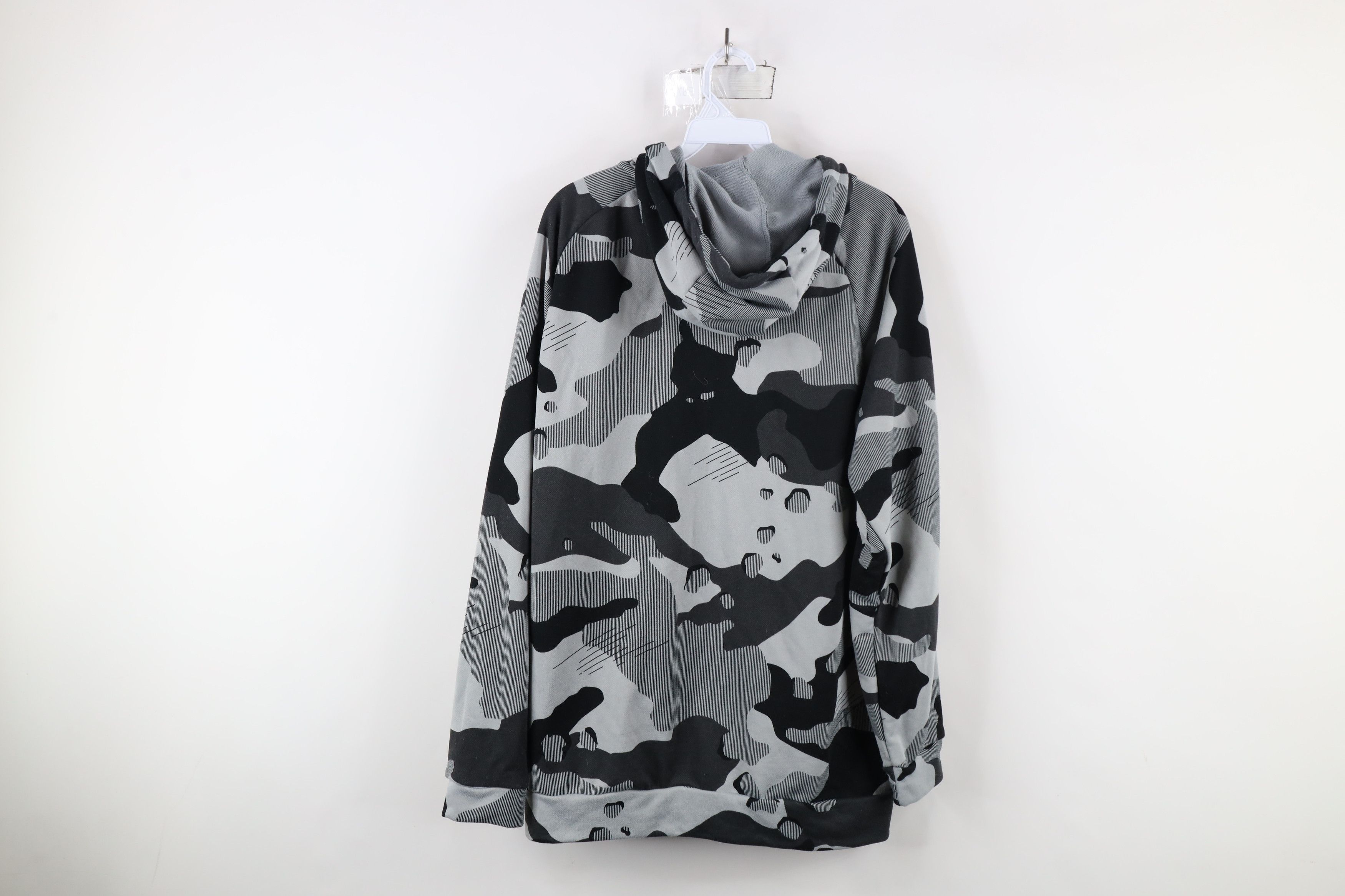 Nike × Vintage Vintage Y2K Nike Sportswear Camouflage Full Zip Hoodie Size US L / EU 52-54 / 3 - 13 Thumbnail