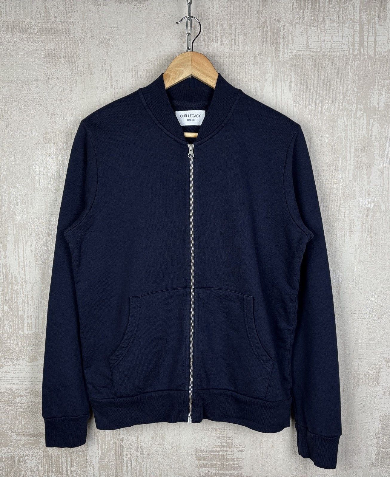 Our Legacy Our Legacy Cotton Light Bomber Men's Size 48 (M) Navy Blue Size US M / EU 48-50 / 2 - 1 Thumbnail