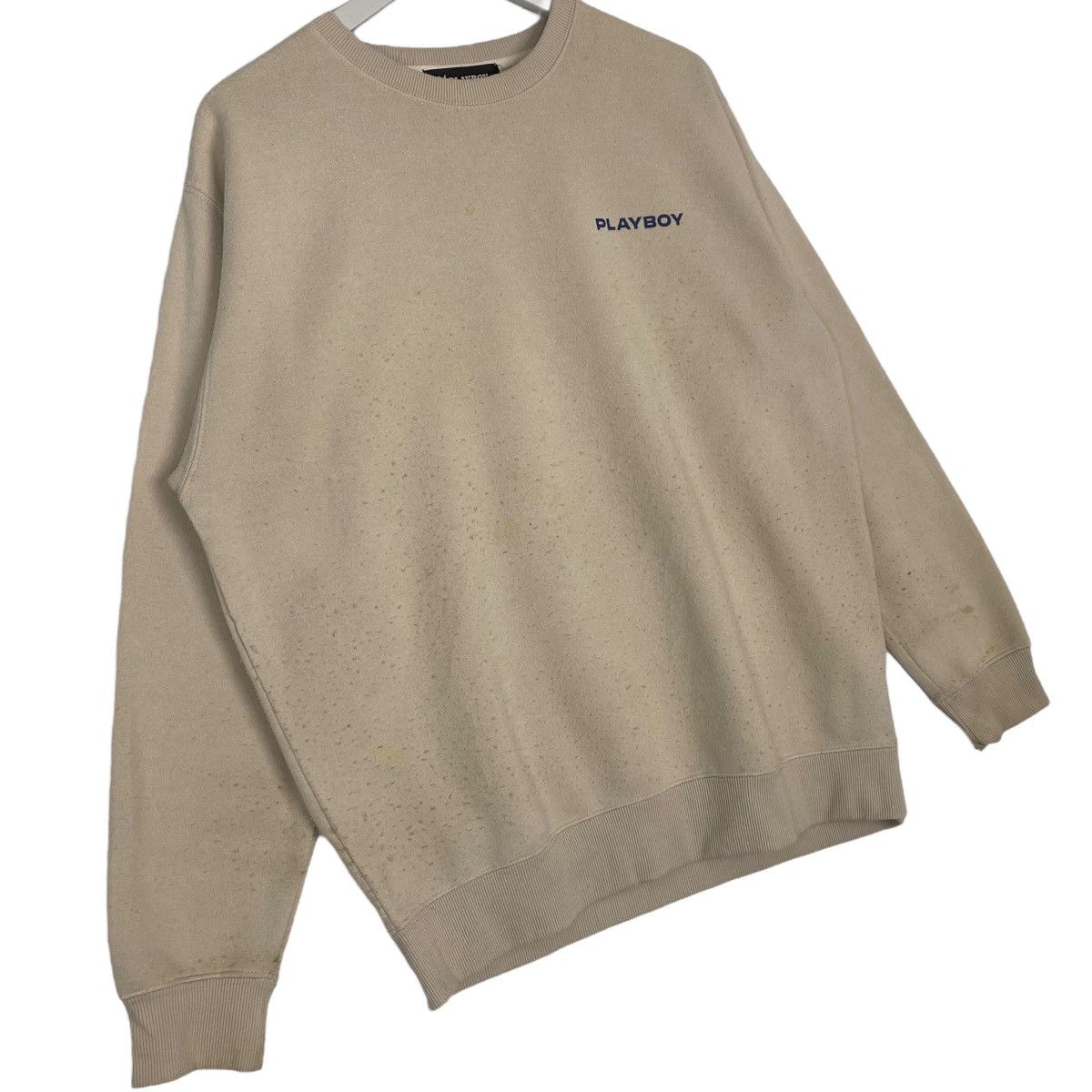 Other Vintage Playboy Small Printed Crewneck Sweatshirt Beige SzL Size US L / EU 52-54 / 3 - 4 Thumbnail