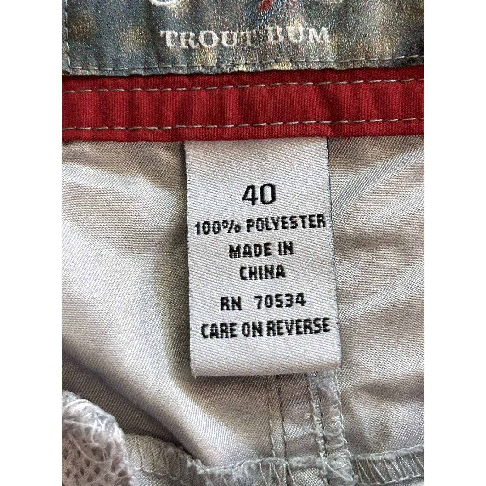 Orvis Orvis Trout Bum Fishing Shorts Men Gray Outdoor Hiking sz 40 Cargo Pockets Regular Front Flat Vintage No (adjust: vintage no not included) Size US 40 / EU 56 - 5 Thumbnail