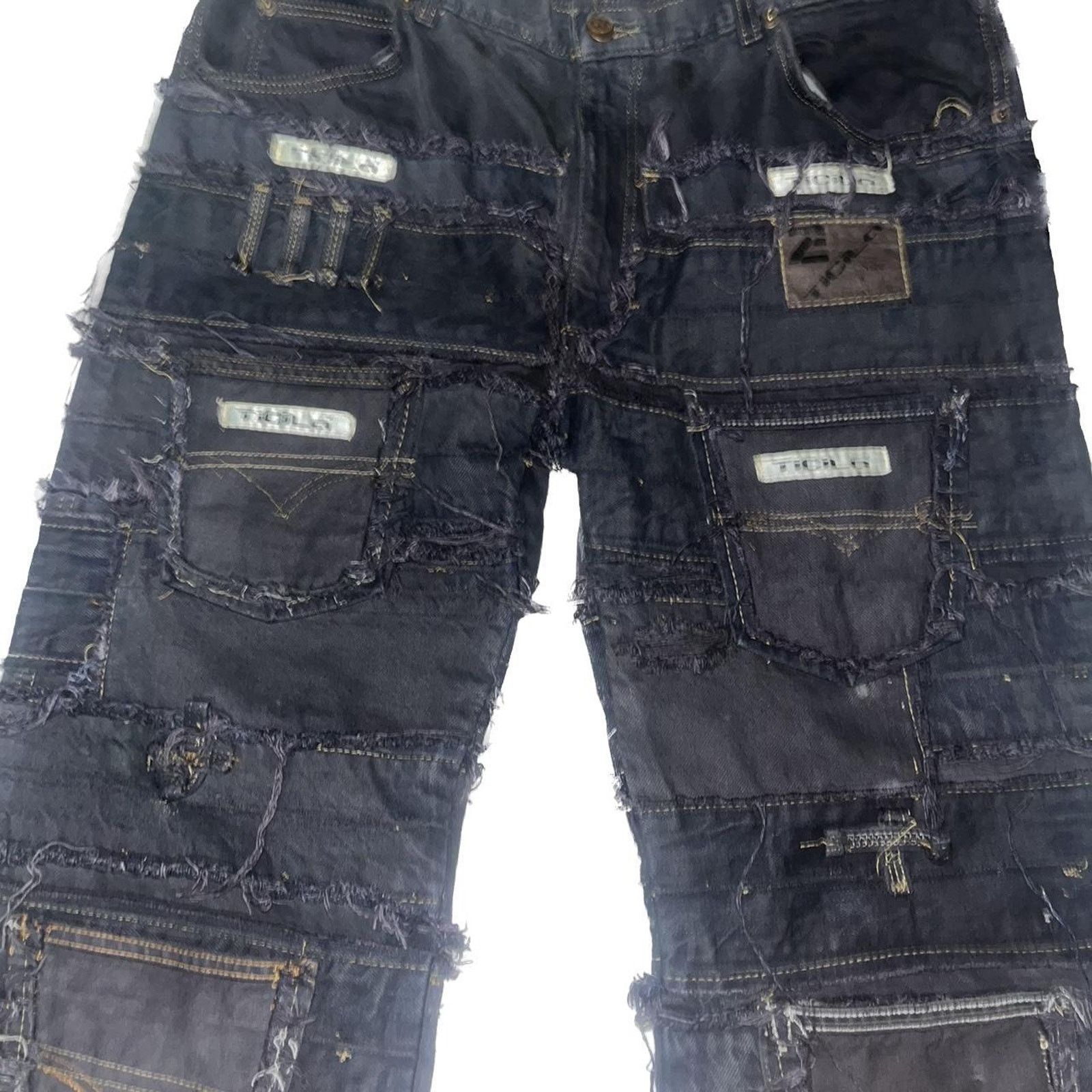 Other Black Dyed ticila 7 star rocker jeans size Size US 32 / EU 48 - 1 Thumbnail