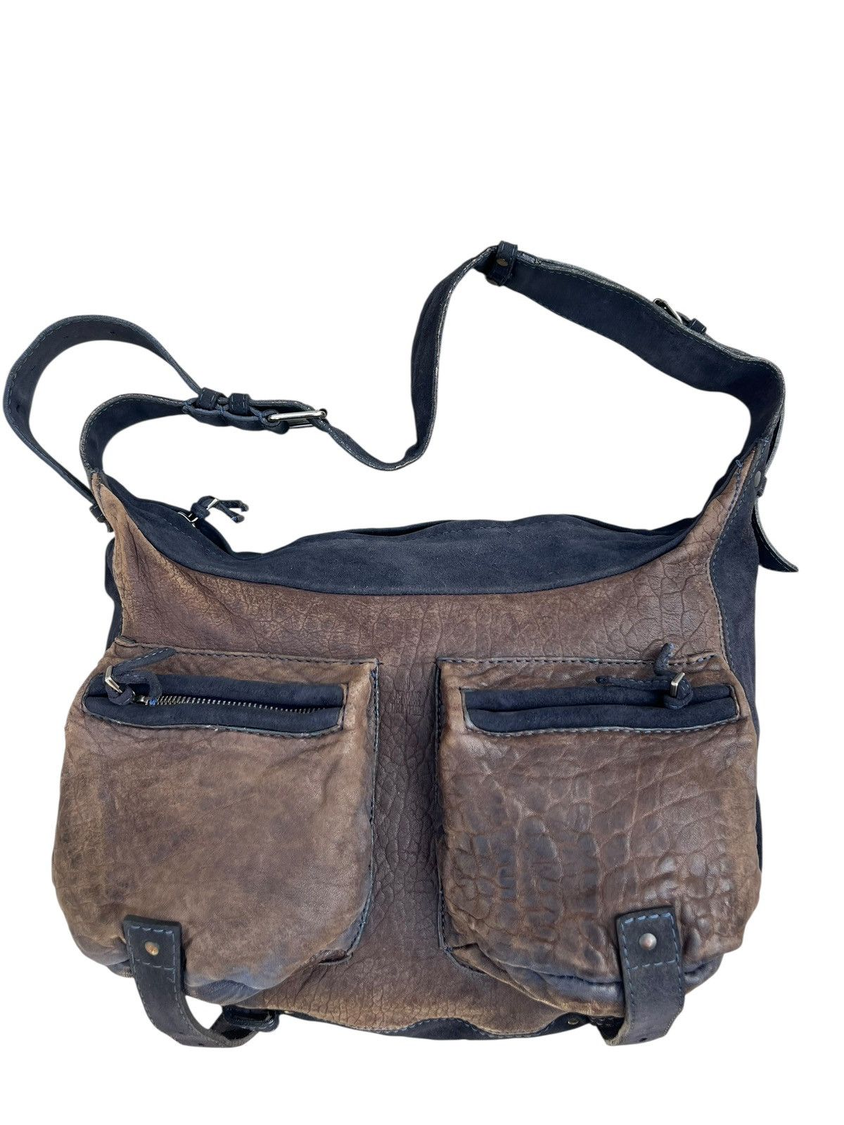 Leather Jerome Dreyfuss Patina Hybrid Leather Hobo Bag Size ONE SIZE - 2 Thumbnail