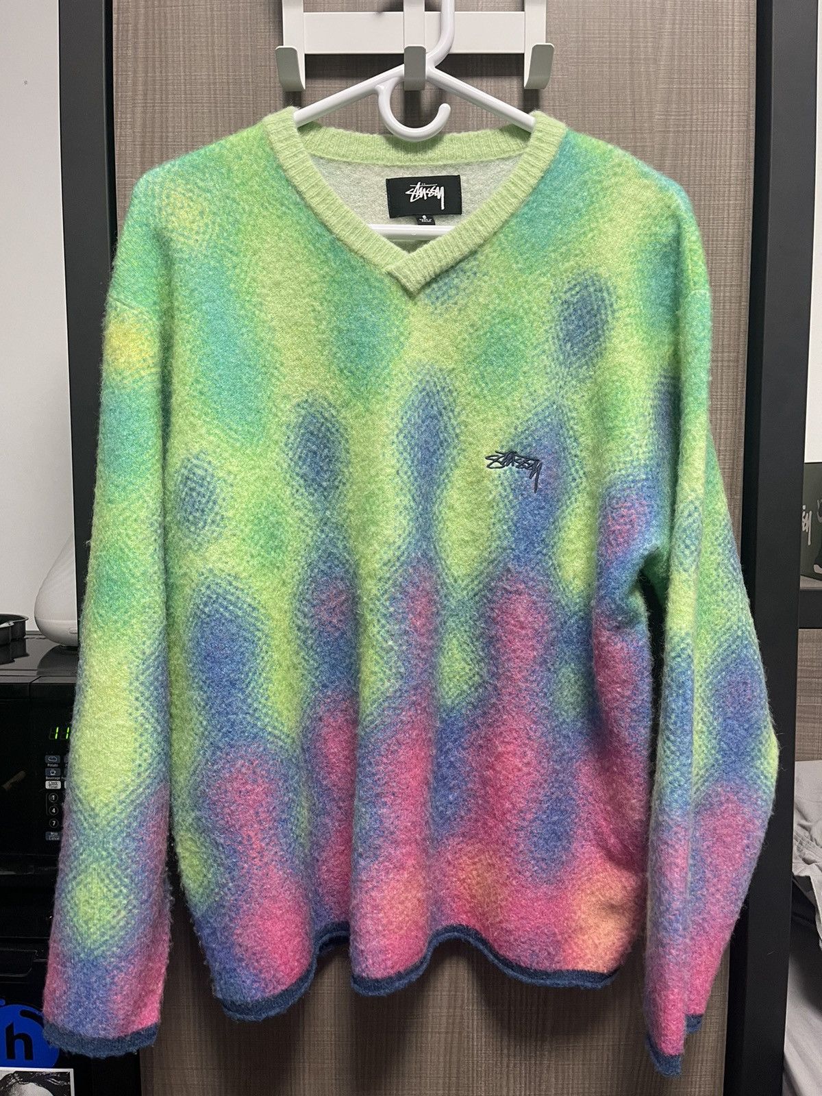 Stussy Stussy Gradient Dot Brushed Sweater | Grailed