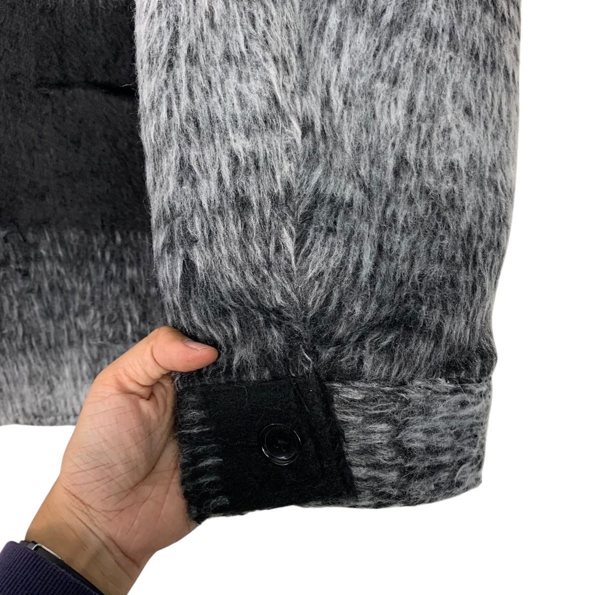 RAGEBLUE Japanese Brand Rageblue Two Tone Fur Jacket Size US M / EU 48-50 / 2 - 17 Thumbnail