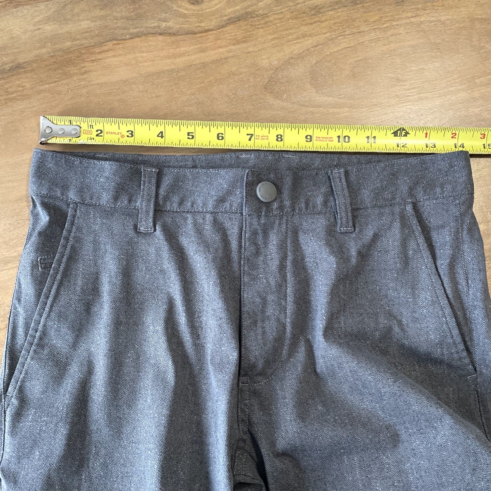 Rhone Rhone Slim Fit Pants Men's 28x28 Gray Chino Performance Moisture Wicking 5-Pocket Office City Preppy Size US 28 / EU 44 - 6 Thumbnail