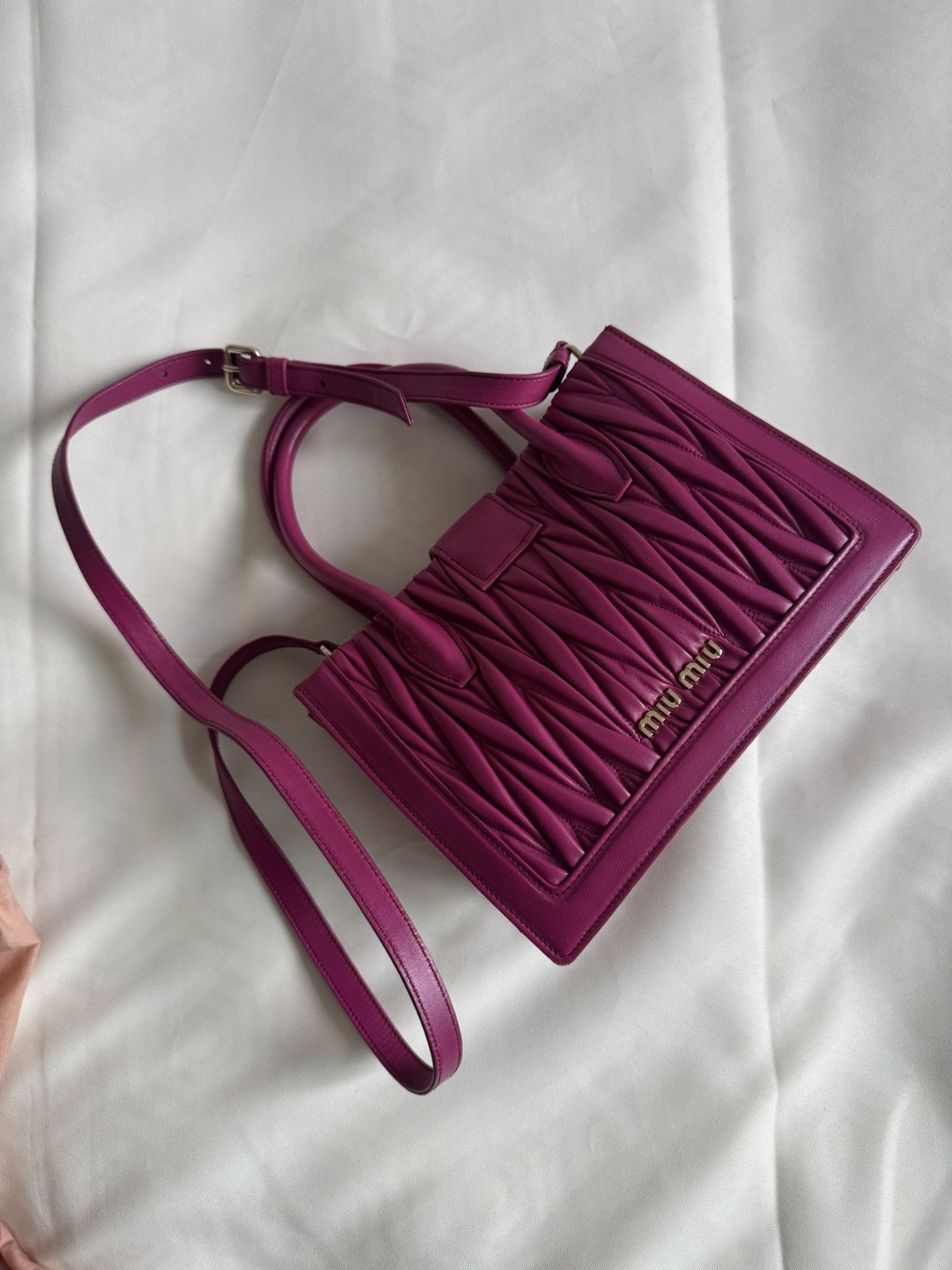 Miu Miu Miu Miu matelasse nappa leather shoulder bag Size ONE SIZE - 1 Thumbnail