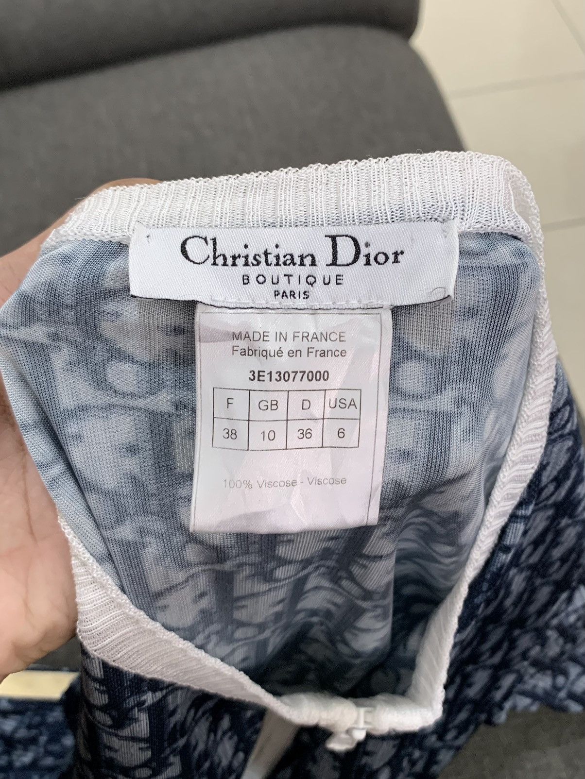 Dior 2000s Christian Dior by John Galliano Monogram Tops Size S / US 4 / IT 40 - 3 Thumbnail