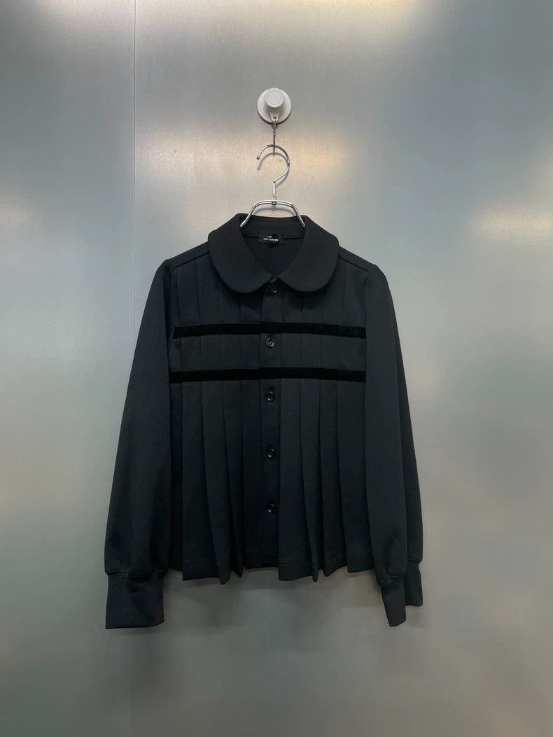 Comme des Garcons Comme Des Garcons Organ Pleated Hem Velvet Band Trim Gold Size XS / US 0-2 / IT 36-38 - 1 Thumbnail