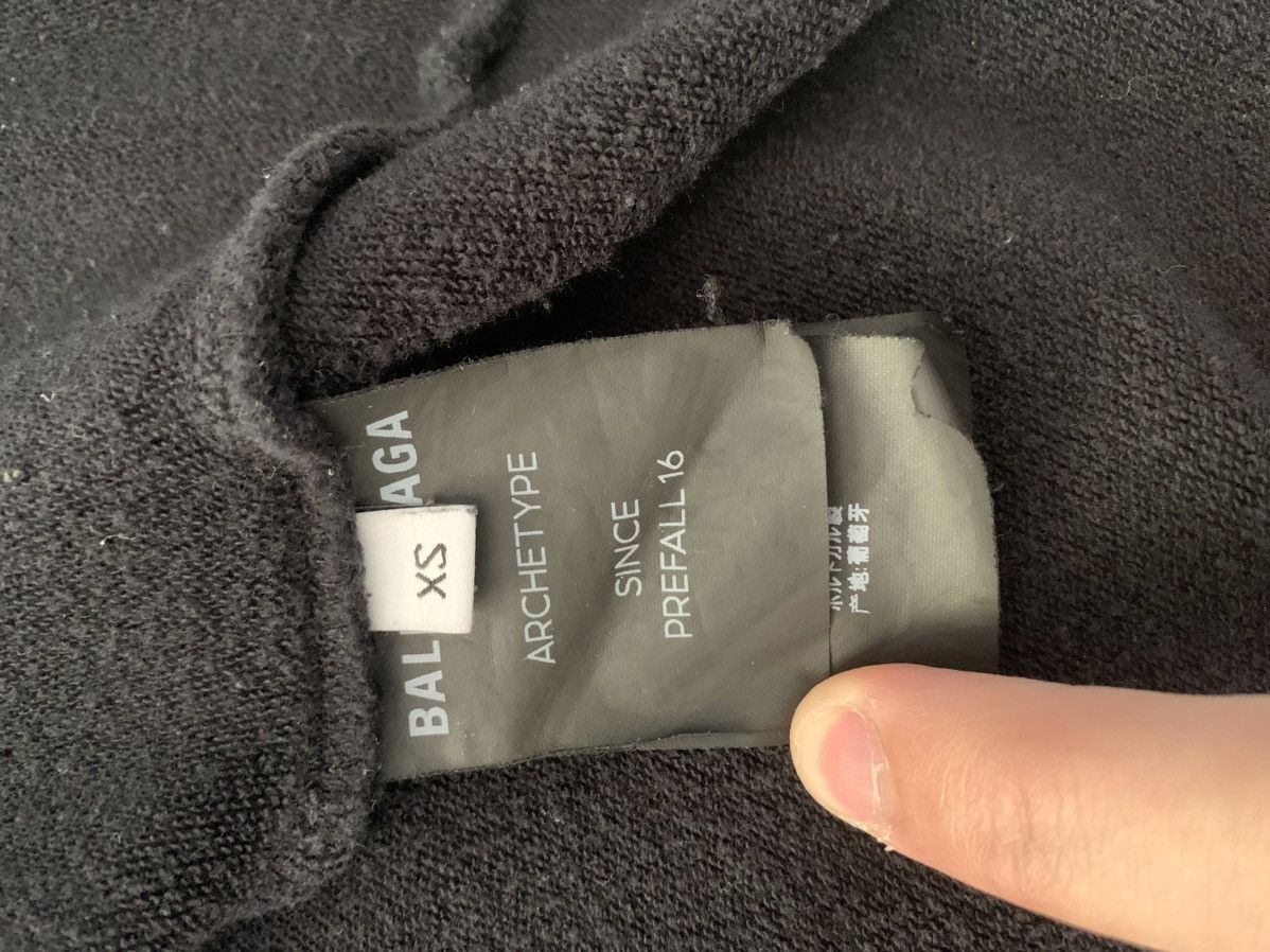 balenciaga avant grade zip hoodie archetype since prefall 16 - www
