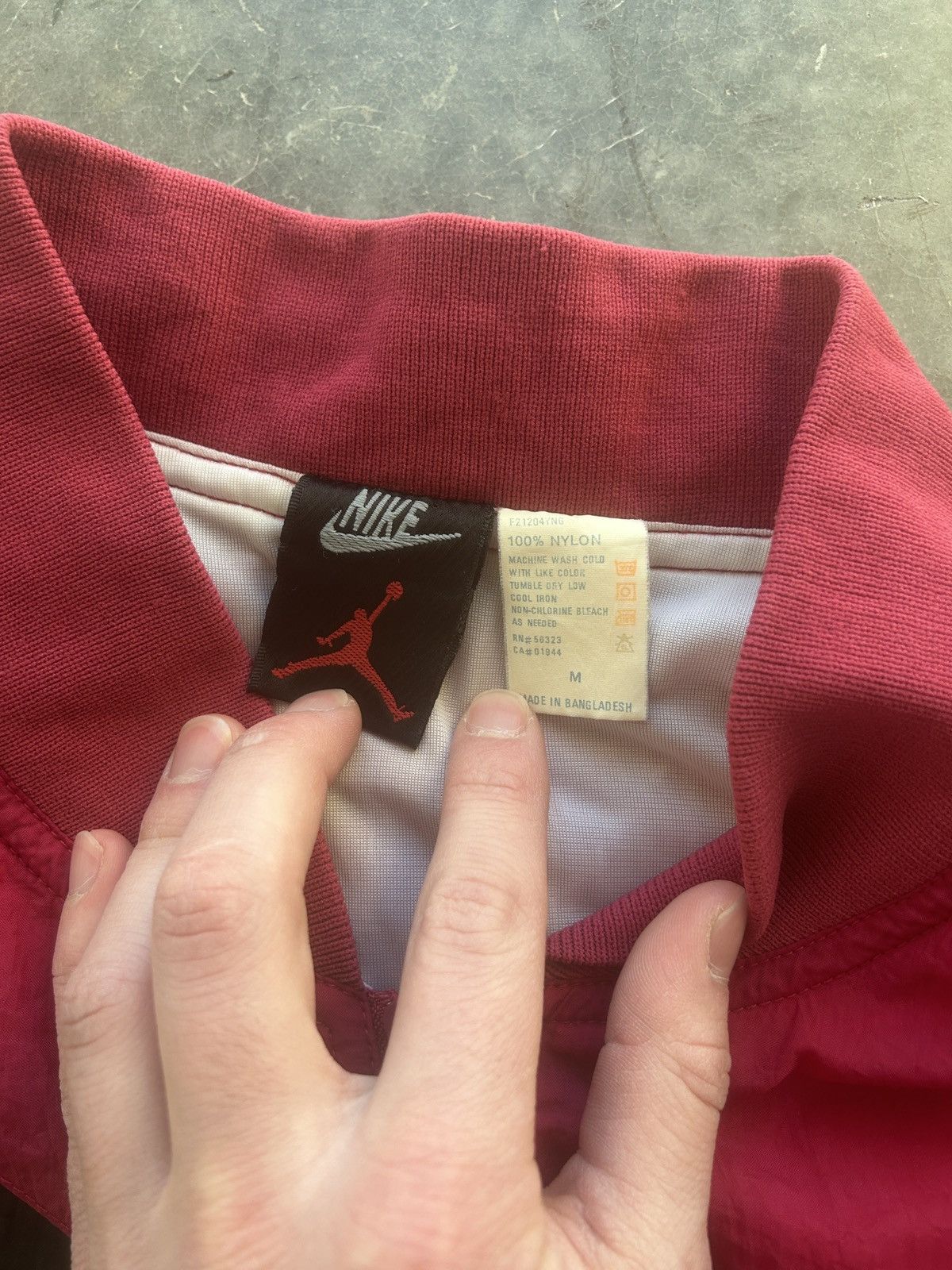 Jordan Brand × Nike × Vintage Vintage 90s Nike Jordan 7 Windbreaker Jacket Size US L / EU 52-54 / 3 - 4 Thumbnail