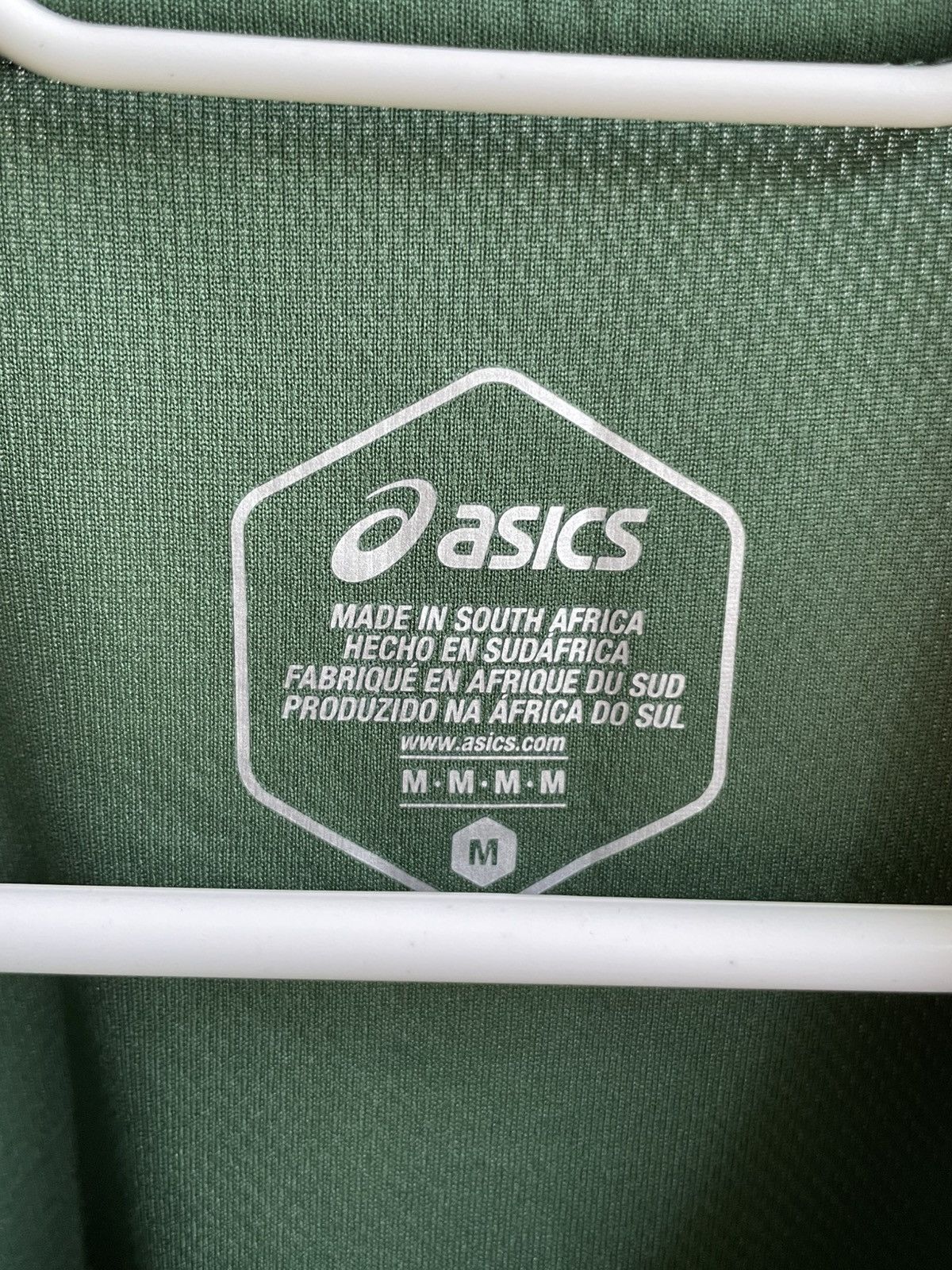 Vintage South Africa Home Rugby Union Training Shirt Asics Jersey Size M / US 6-8 / IT 42-44 - 5 Thumbnail