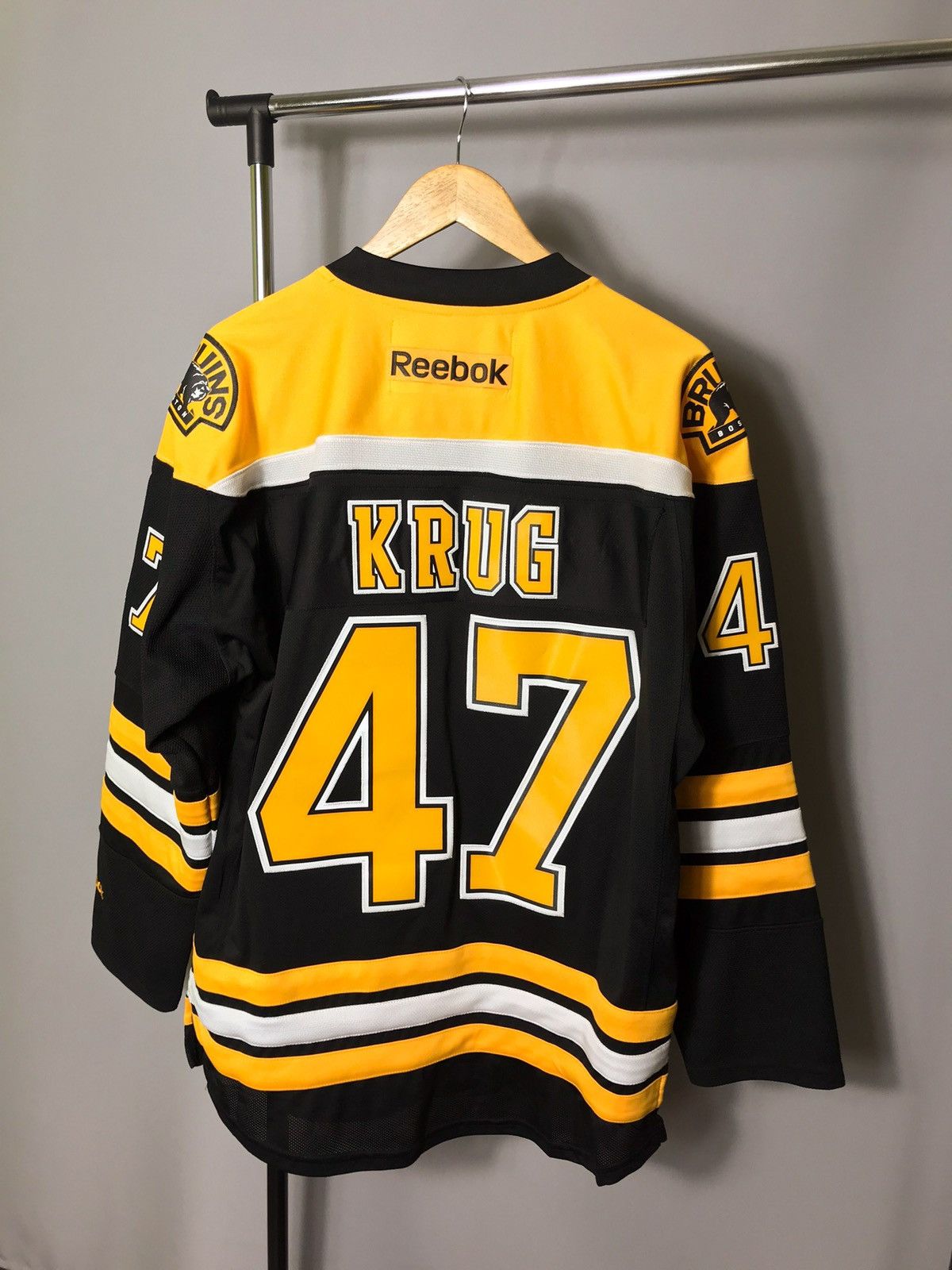 Reebok Reebok NHL Boston Bruins Torey Krug #47 Hockey Jersey 2014 Size US L / EU 52-54 / 3 - 8 Thumbnail