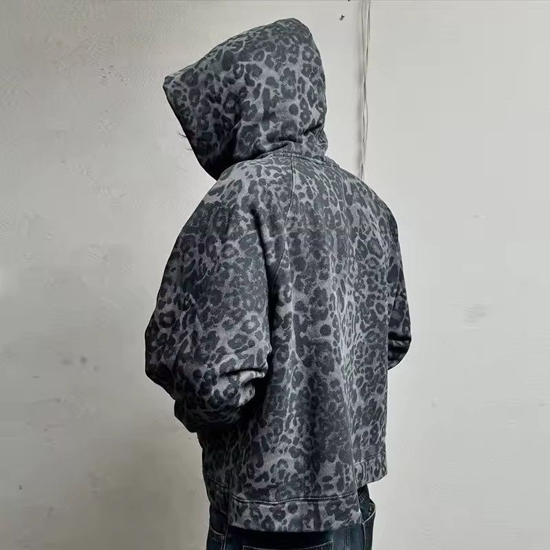 Japanese Brand Oversized Black Leopard Hoodie Size US XXL / EU 58 / 5 - 4 Thumbnail