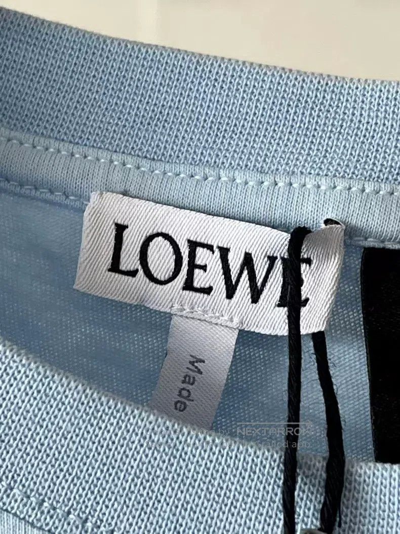 Loewe Loewe Blue Short Sleeve Size L / US 10 / IT 46 - 3 Thumbnail