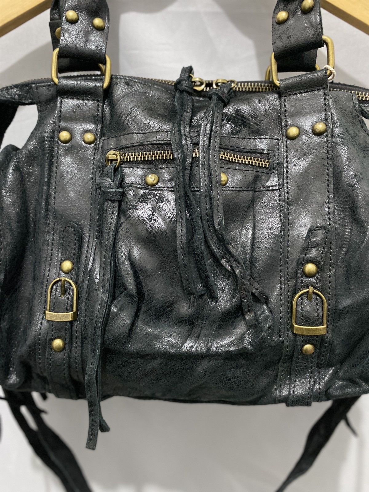 5351 POUR LES HOMMES Vintage Leather City Bag Shoulder Bag Size ONE SIZE - 5 Thumbnail