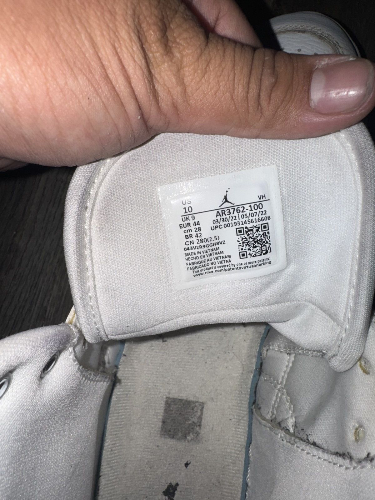 Jordan Brand × Nike Air Jordan 1s Access White Size US 10 / EU 43 - 4 Thumbnail