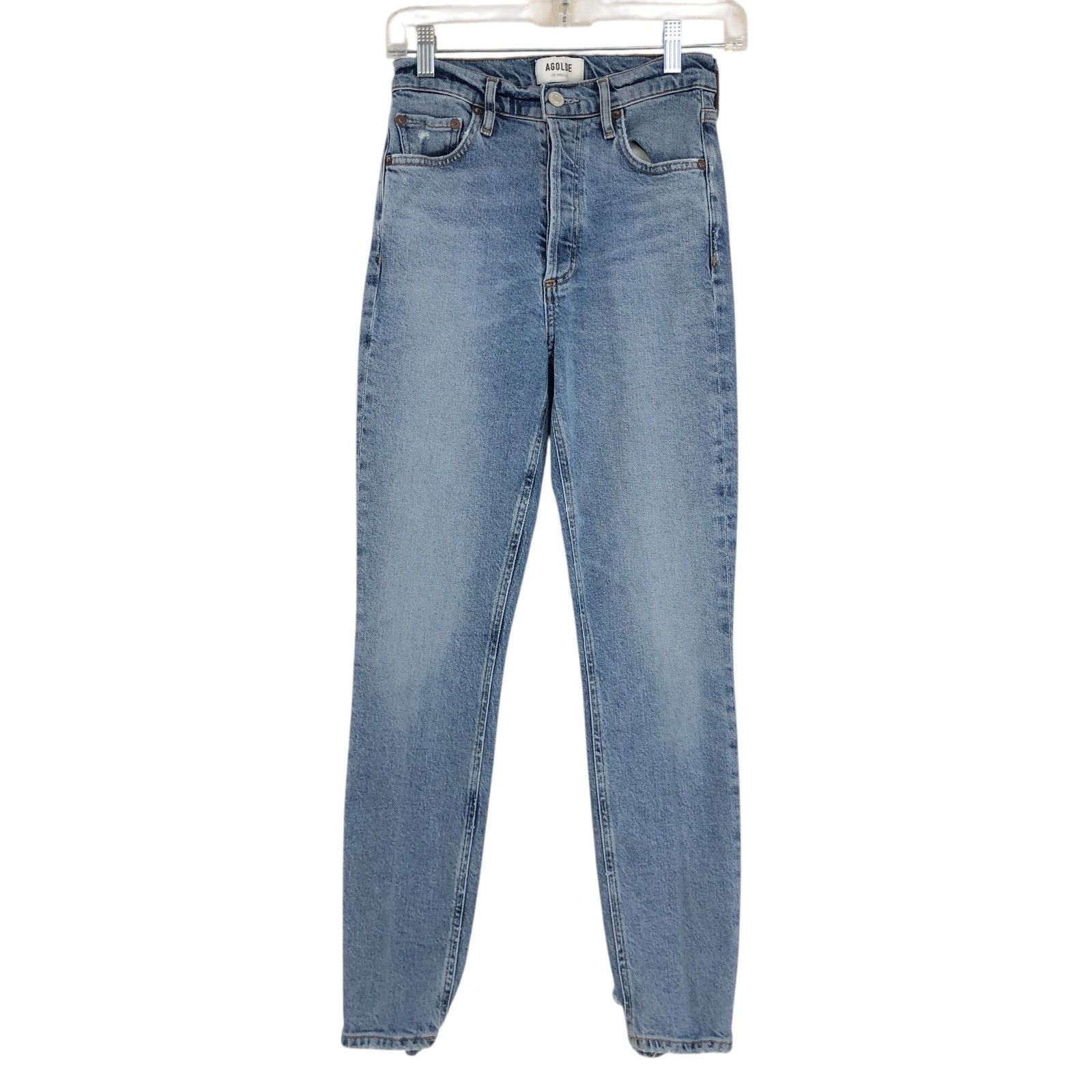 Agolde Agolde Size 24 Jeans Nico Button Fly High Rise Slim Fit Size 26" / US 2 / IT 38 - 1 Thumbnail