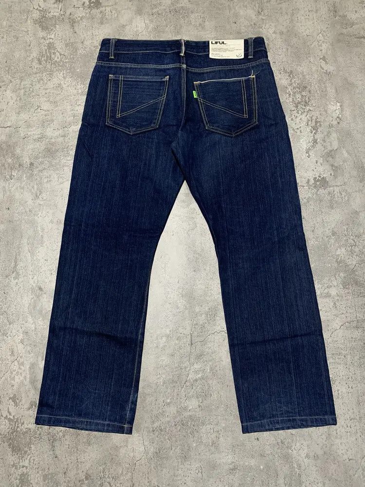 LIFUL MINIMAL GARMENTS S/S 2008 LIFUL slim straight redline selvedge jeans Size US 33 - 8 Thumbnail