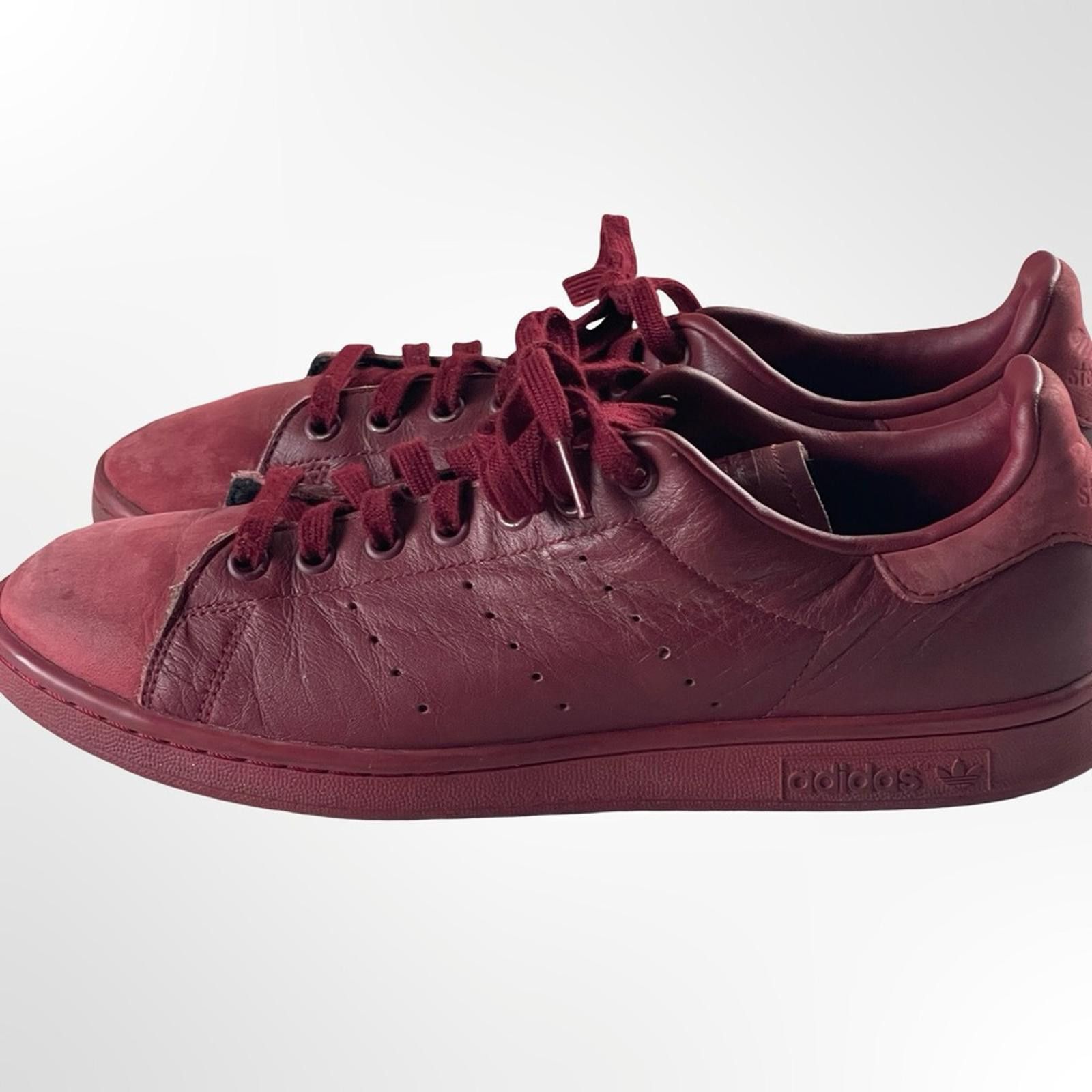 Adidas Adidas Stan Smith Men's Deep Red Sneakers in size 9.5 Size US 9.5 / EU 42-43 - 5 Thumbnail