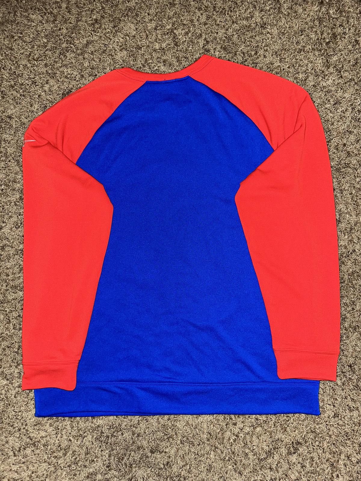 Nike Nike Men’s New England Patriots Dri-Fit Raglan Crew Sweatshirt Size US XXL / EU 58 / 5 - 4 Thumbnail