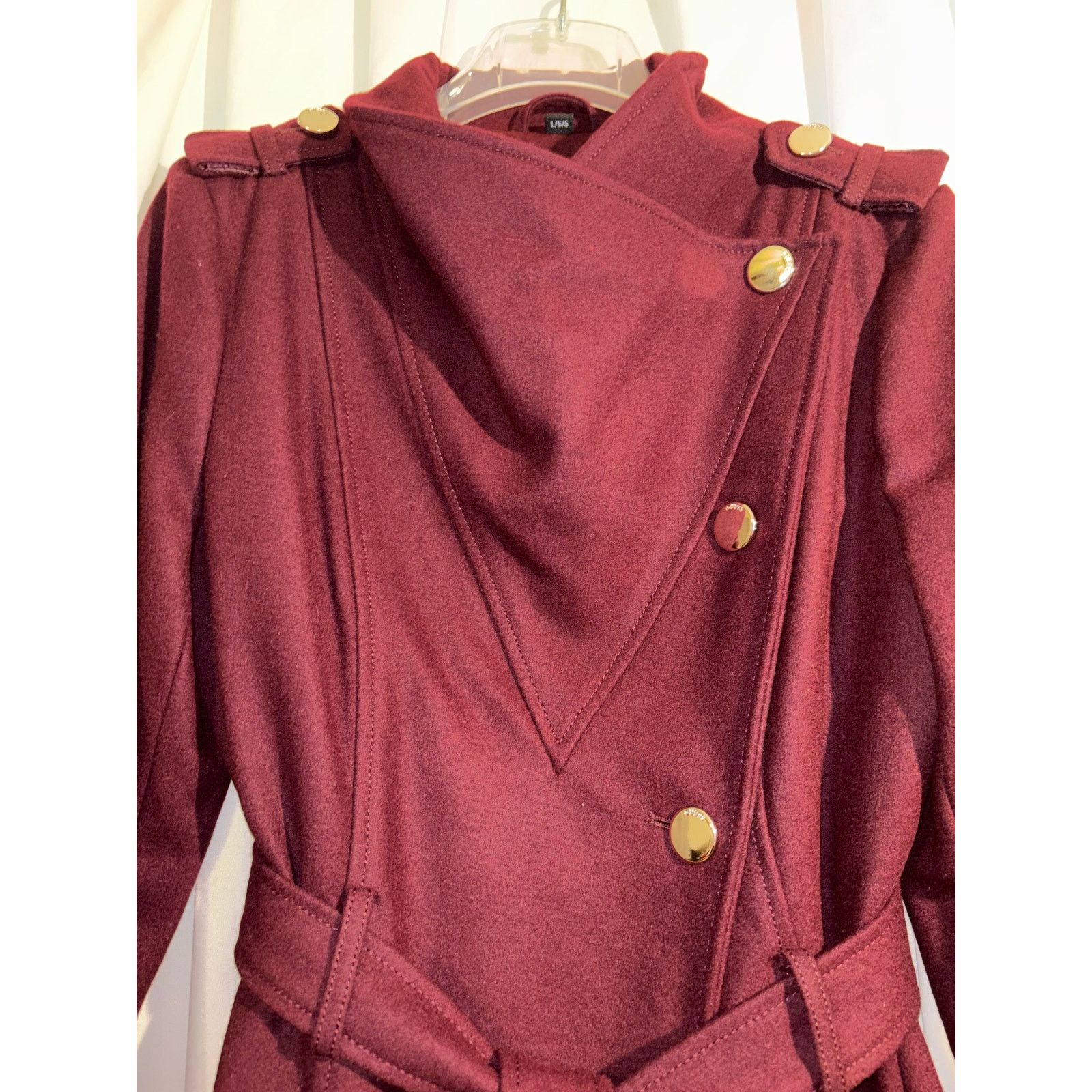 Guess NWT Guess Belted Wool Trench Coat - Size Large Size L / US 10 / IT 46 - 11 Thumbnail