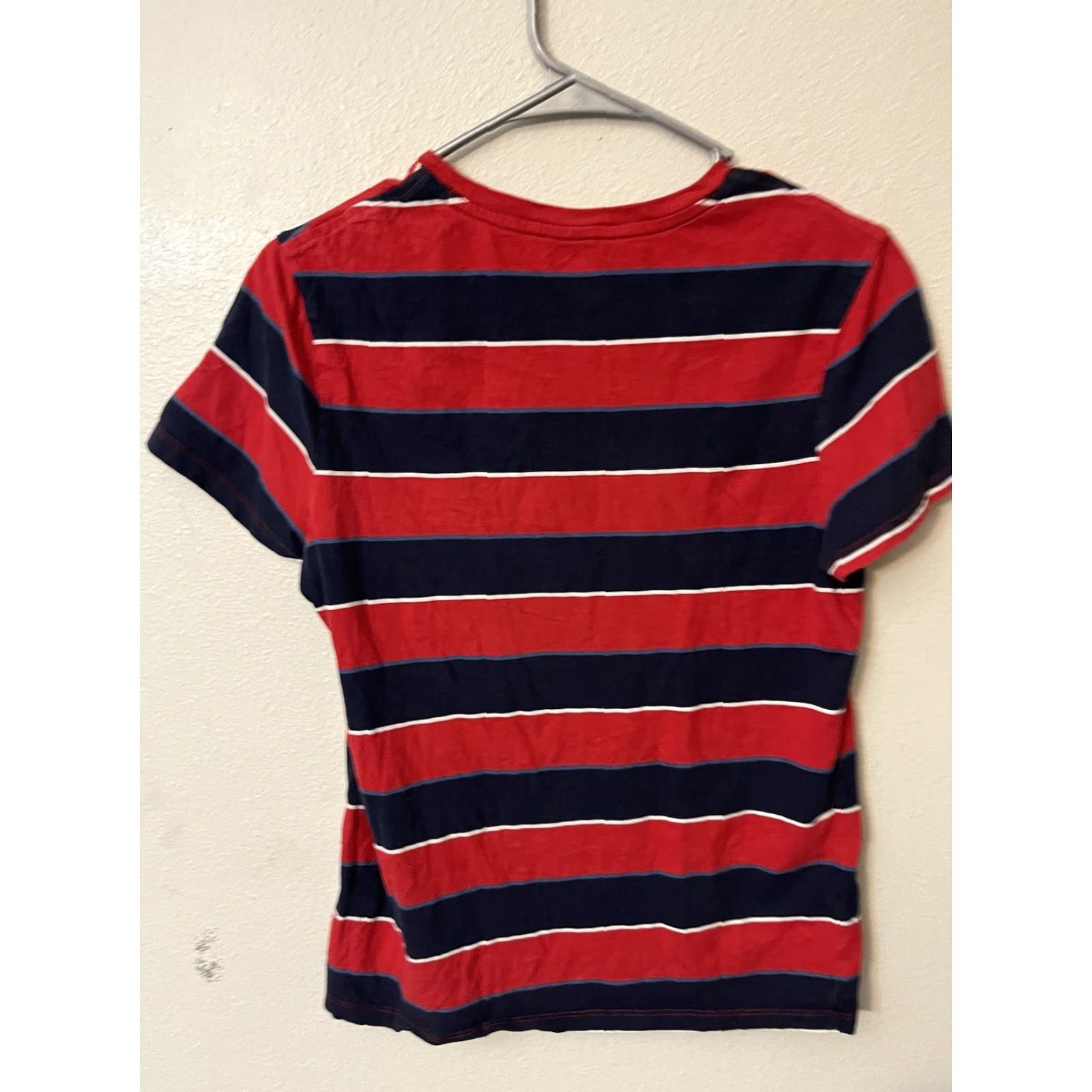 Tommy Hilfiger Tommy Hilfiger T Shirt XS Red Striped Short Sleeve CrewNeck Tee Womens Cotton Shirt Size XS / US 0-2 / IT 36-38 - 2 Thumbnail