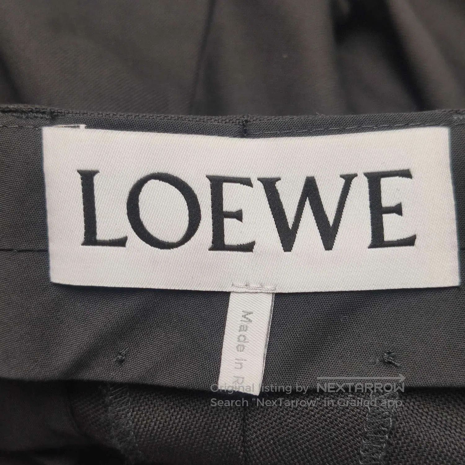 Loewe Loewe Wool Blend Solid Trousers Size 46. Size US 36 / EU 52 - 3 Thumbnail