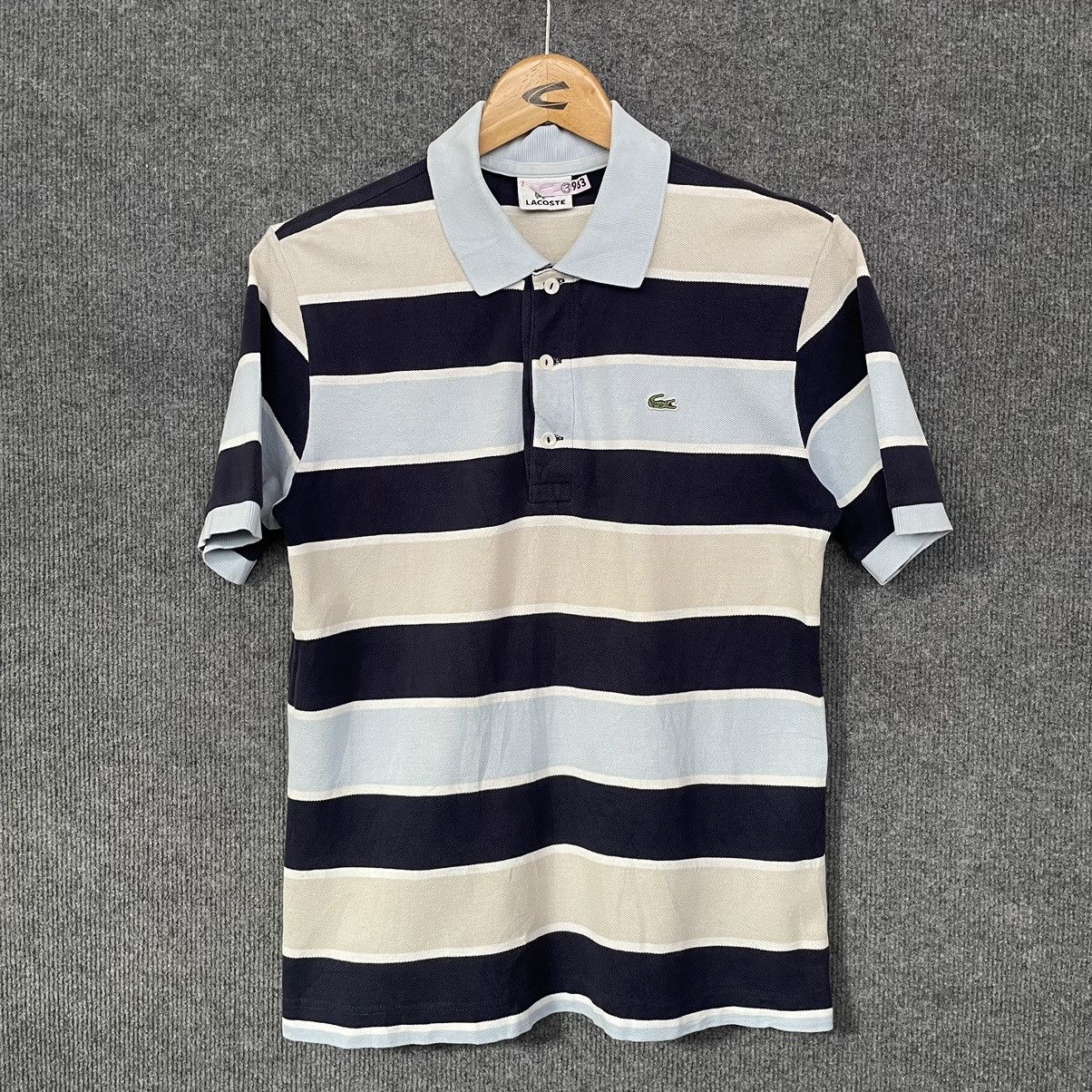 Lacoste Lacoste Multicolour Stripes Polo T Shirt Small Size Size US S / EU 44-46 / 1 - 1 Thumbnail