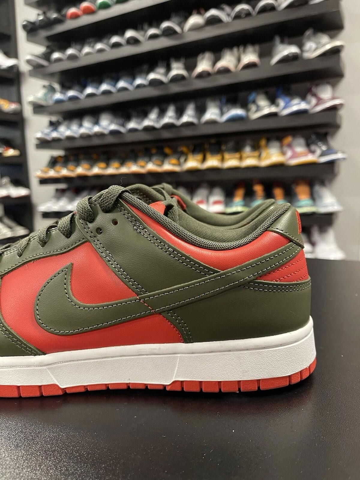 Nike Size 12 - Nike Dunk Low Retro BTTYS Cargo Khaki Mystic Red Size US 12 / EU 45 - 5 Thumbnail