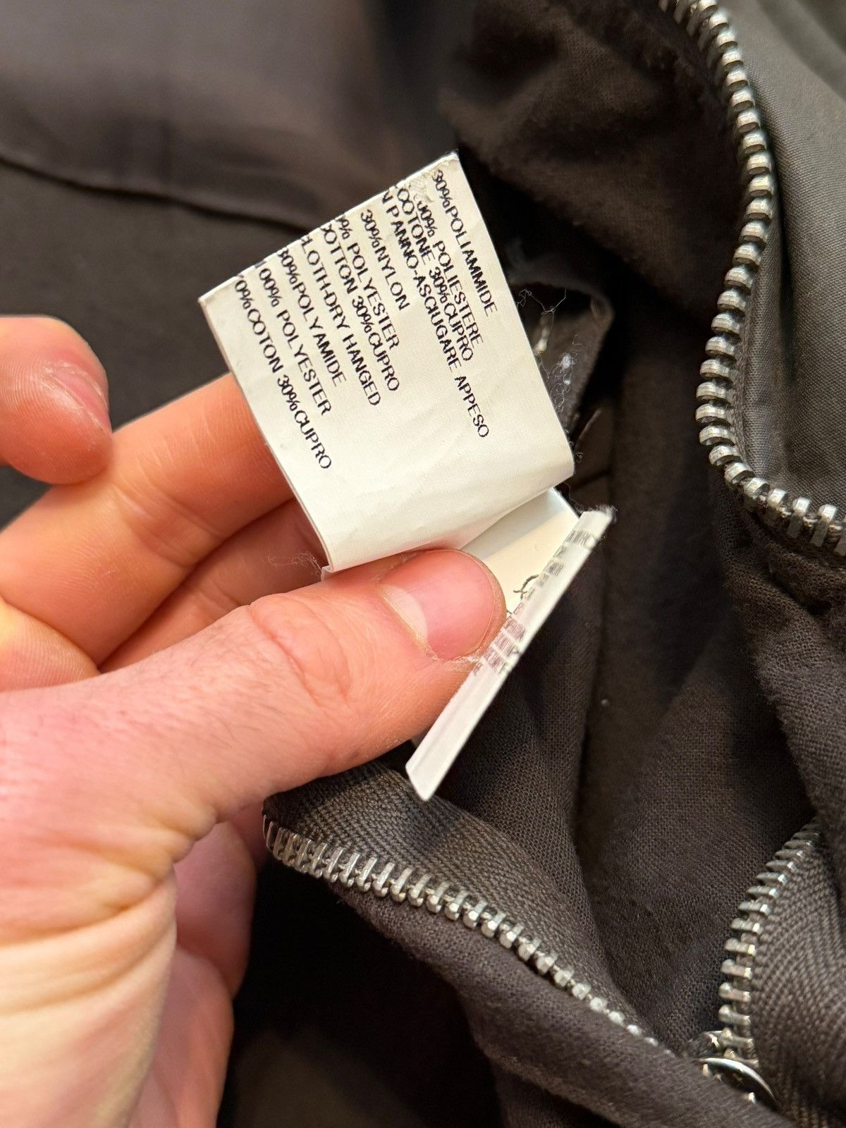 Rick Owens GRAIL 2010 Wax Coated “Army” Bomber Jacket Size US M / EU 48-50 / 2 - 13 Thumbnail