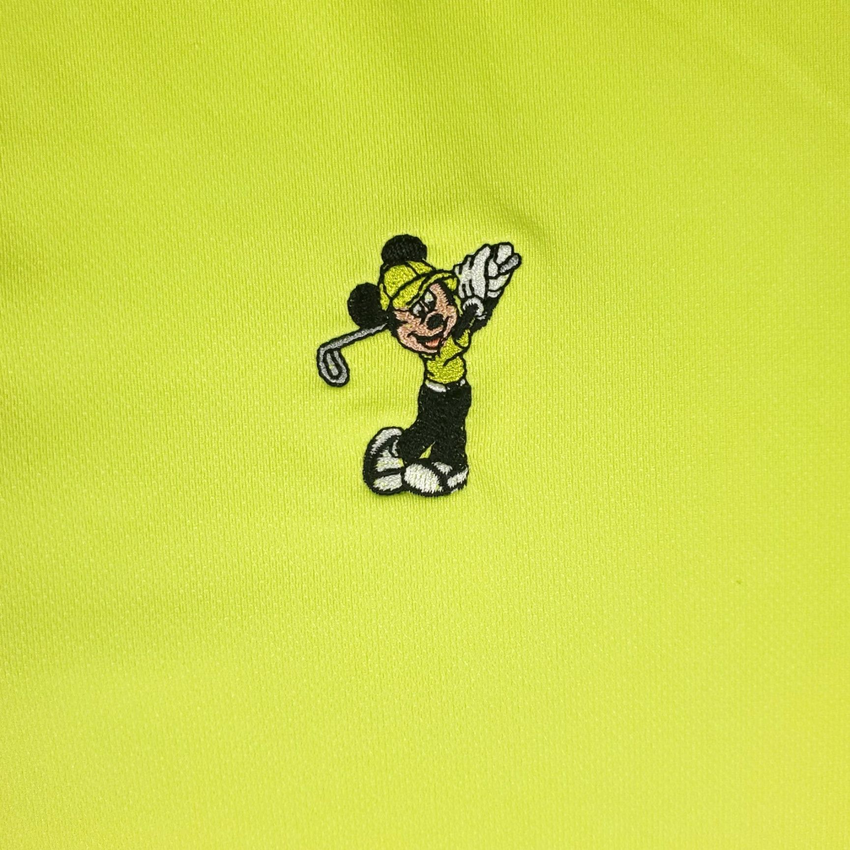 Callaway Callaway Polo Shirt Mens Large Neon Yellow Golf Short Sleeve Micky Mouse Size US L / EU 52-54 / 3 - 2 Thumbnail