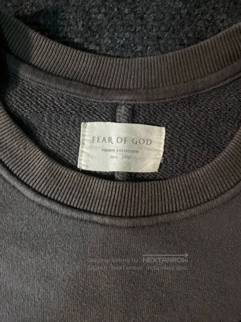 Fear of God Fear of God The pullover sweatshirt is washed black Size US M / EU 48-50 / 2 - 2 Thumbnail
