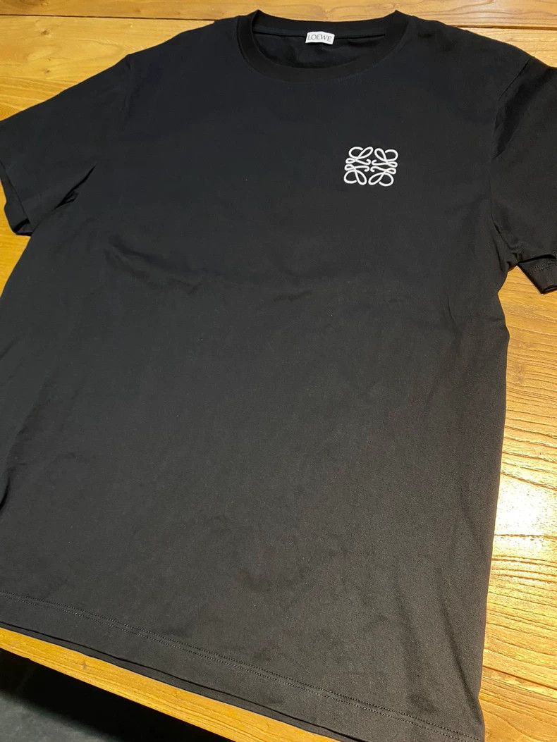 Loewe LOEWE Black high cotton round neck short sleeve T-shirt Size M / US 6-8 / IT 42-44 - 2 Thumbnail