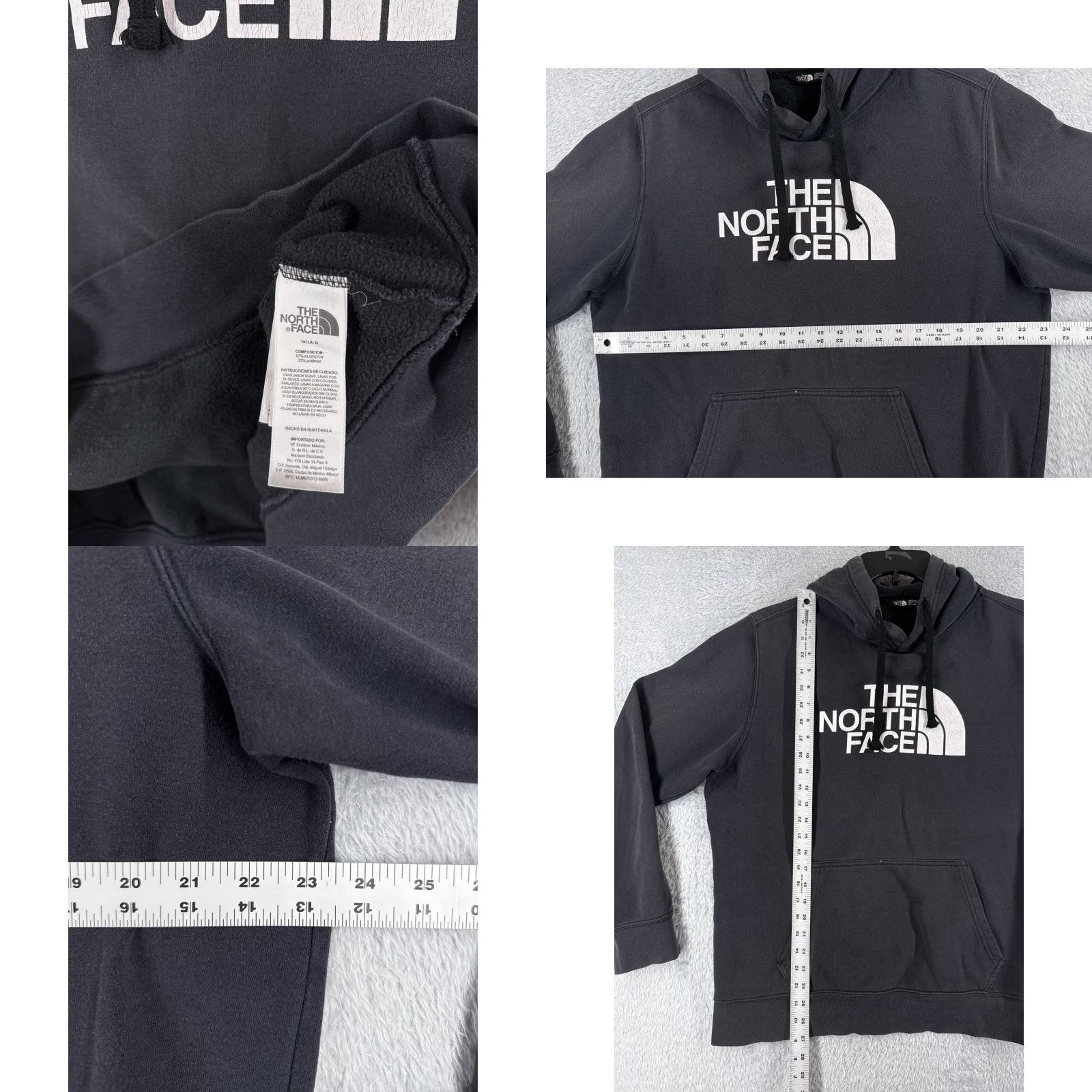 The North Face The North Face Men Large Black Pullover Hoodie Jersey Cotton READ Size US L / EU 52-54 / 3 - 8 Thumbnail