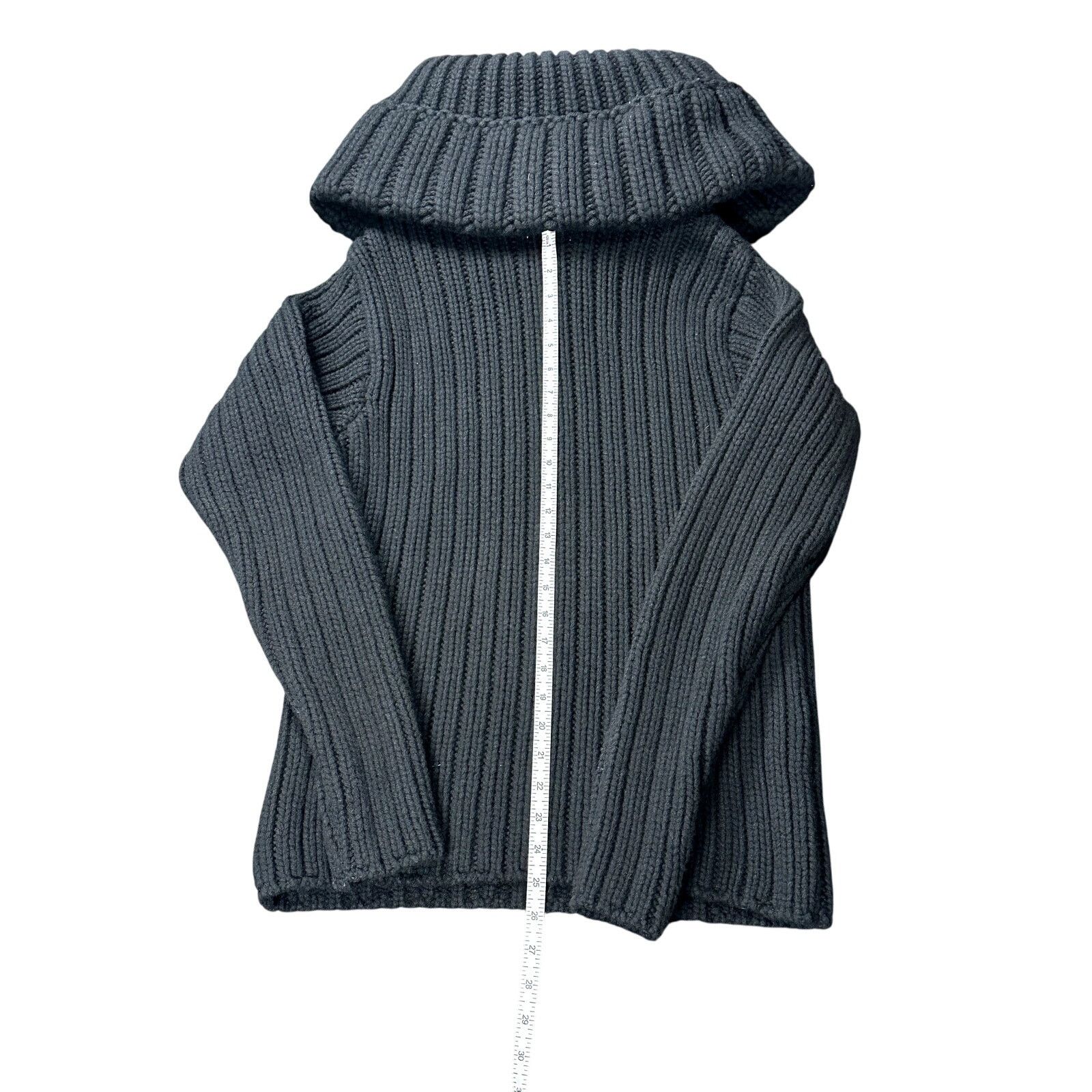 Alexander McQueen Alexander McQueen Black Cowl Neck Sweater Size XL NWT Size XL / US 12-14 / IT 48-50 - 5 Thumbnail