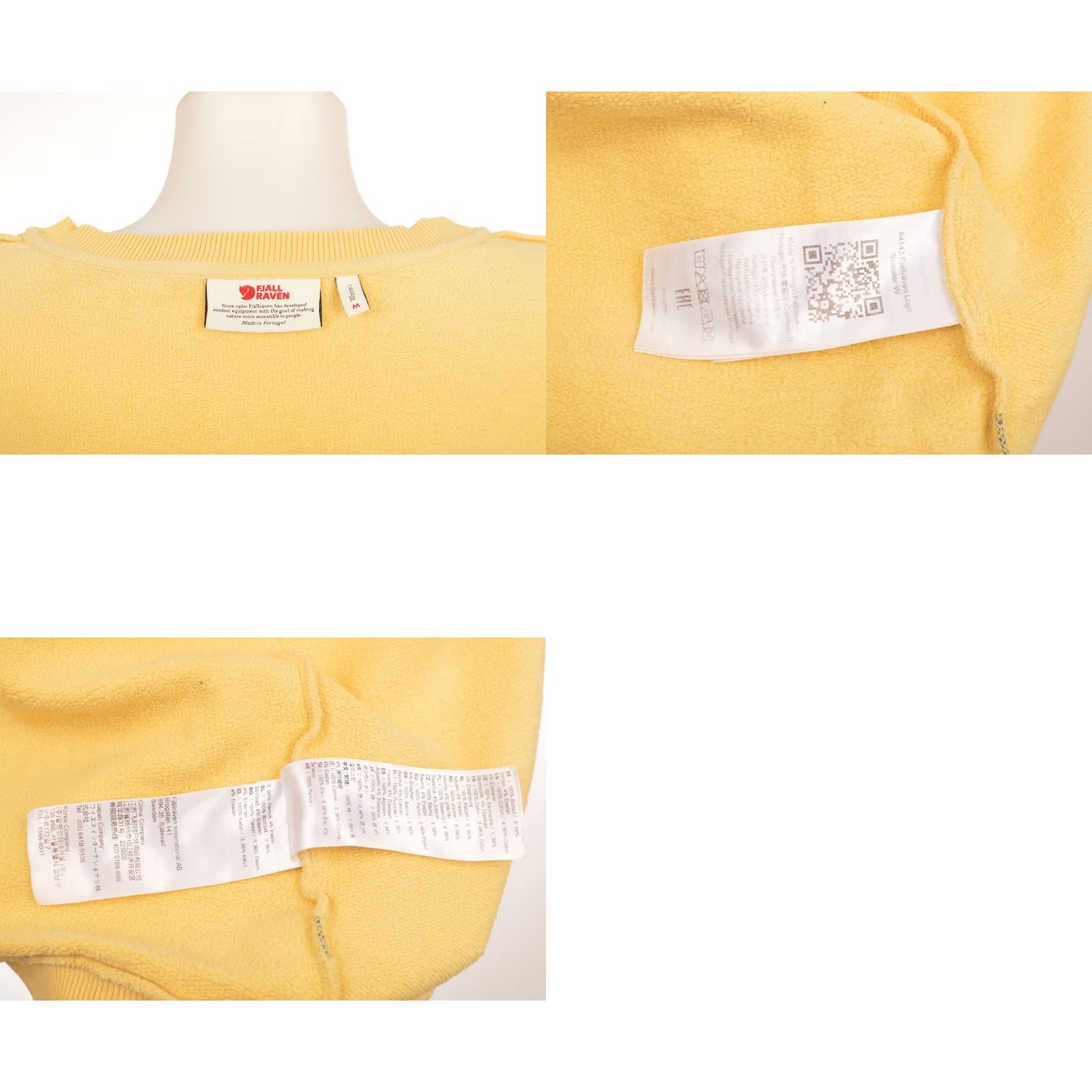Logo 7 Fjallraven Sweatshirt Pullover Logo W Sweater M Womens Yellow Add'l: 84143 Size M / US 6-8 / IT 42-44 - 8 Thumbnail