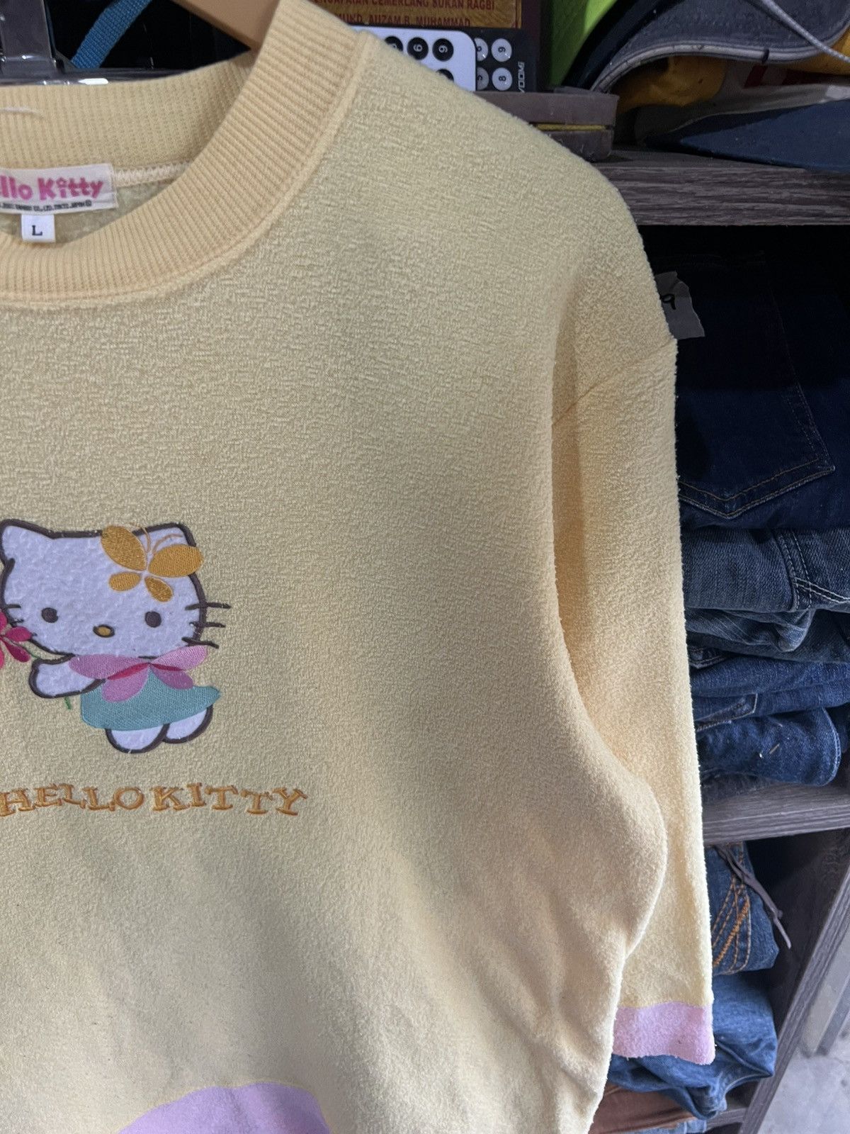 Cartoon Network 🔥Vintage Y2K Hello Kitty Fleece Long Sleeve Size L / US 10 / IT 46 - 6 Thumbnail