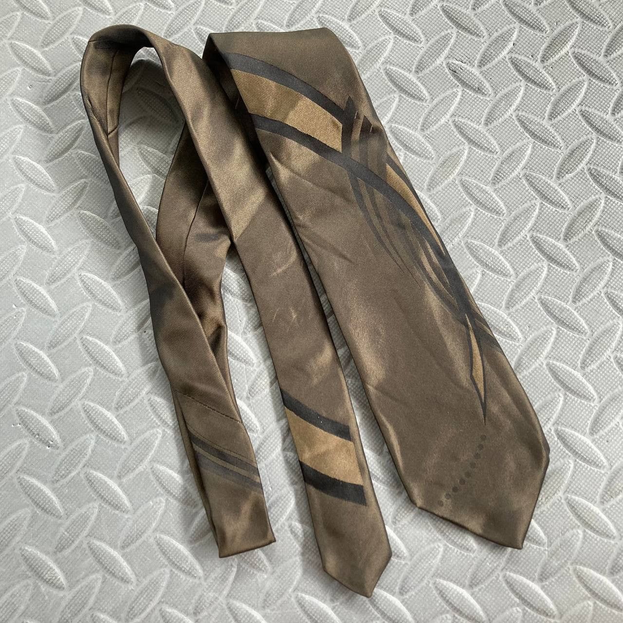 Katharine Hamnett London Vintage Geometrical Silk Neck Tie Size ONE SIZE - 3 Thumbnail
