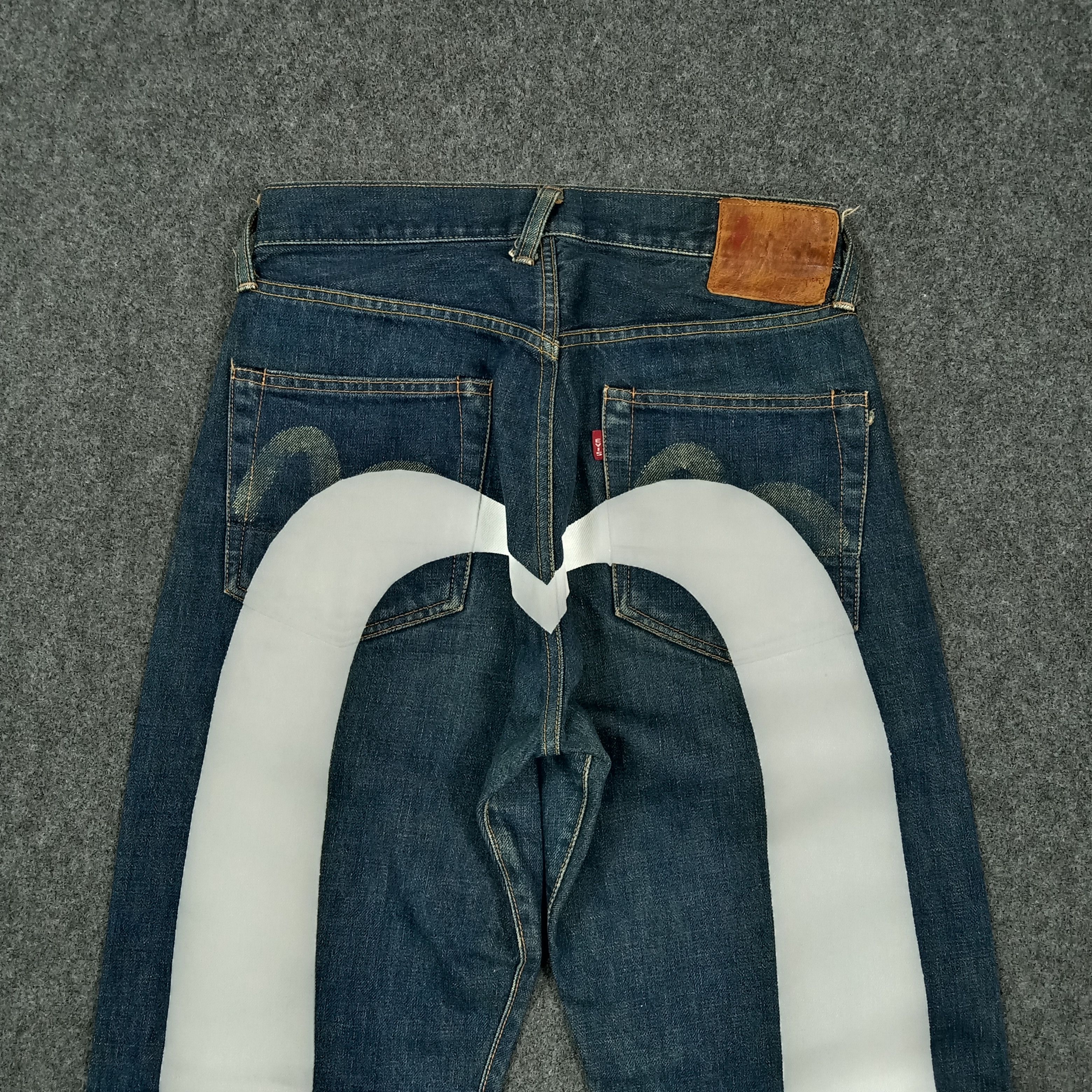 Evisu EVIS Japanese Selvedge Custom Diacock Jeans C280N32 Size US 29 - 2 Thumbnail