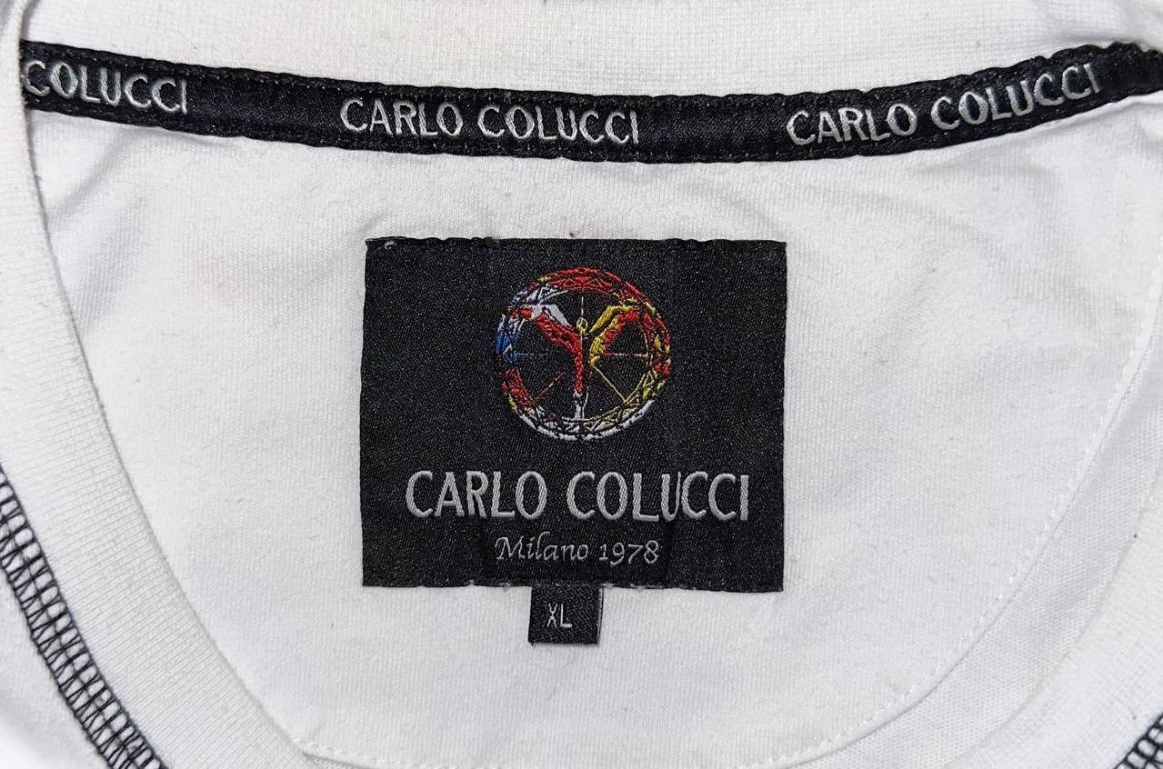 Carlo Colucci Carlo Colucci T-Shirt Big Logo Print Short Sleeve Size US XL / EU 56 / 4 - 5 Thumbnail