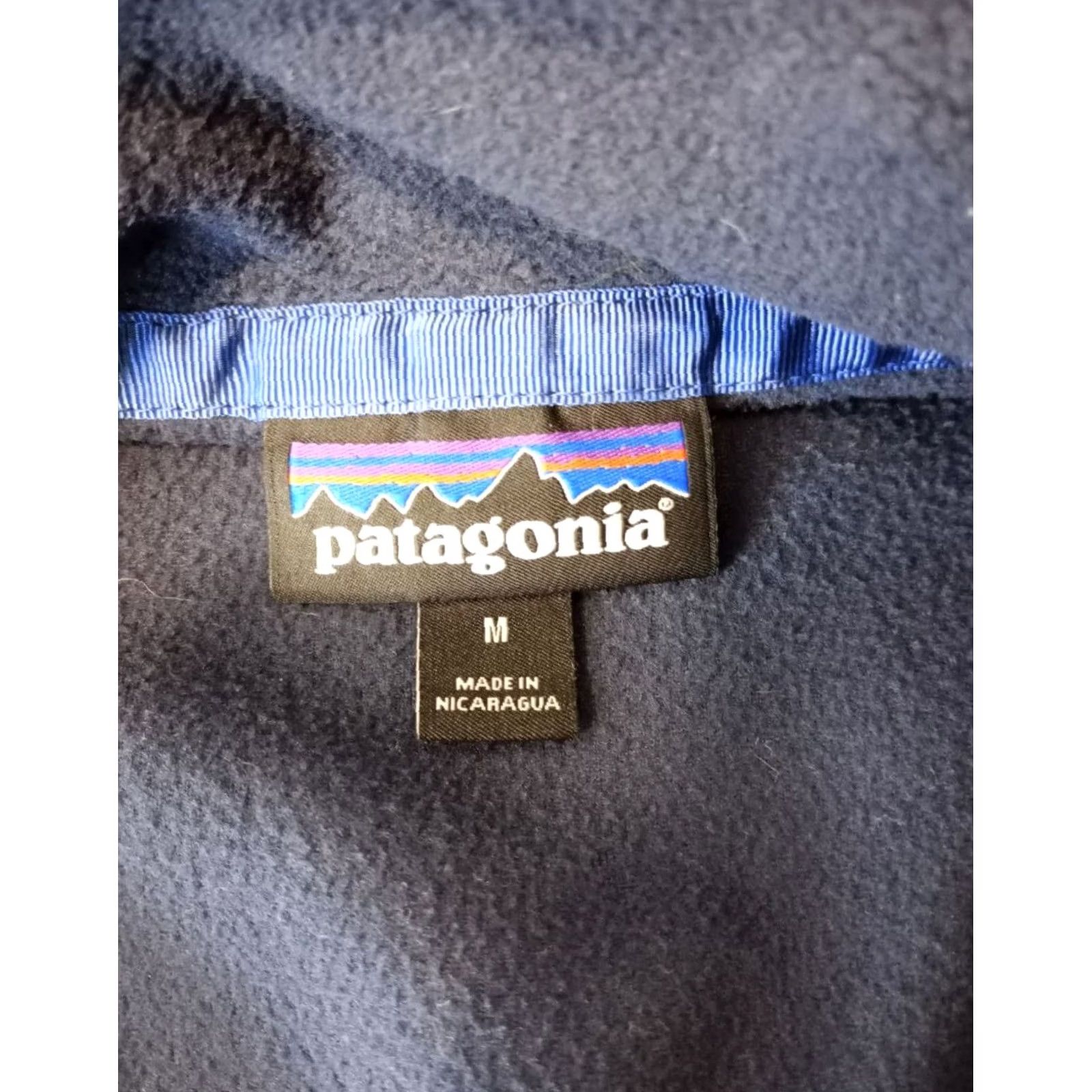 Patagonia Patagonia Snap Fleece Jacket M Men's Blue Solid Regular Fit Outdoors Hiking Jacket Size US M / EU 48-50 / 2 - 7 Thumbnail