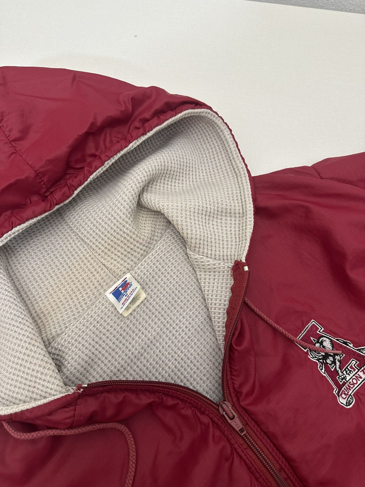 Russell Athletic Vintage 80s Alabama CrimsonTide Russell Athletic Waffle Knit Size US M / EU 48-50 / 2 - 6 Thumbnail