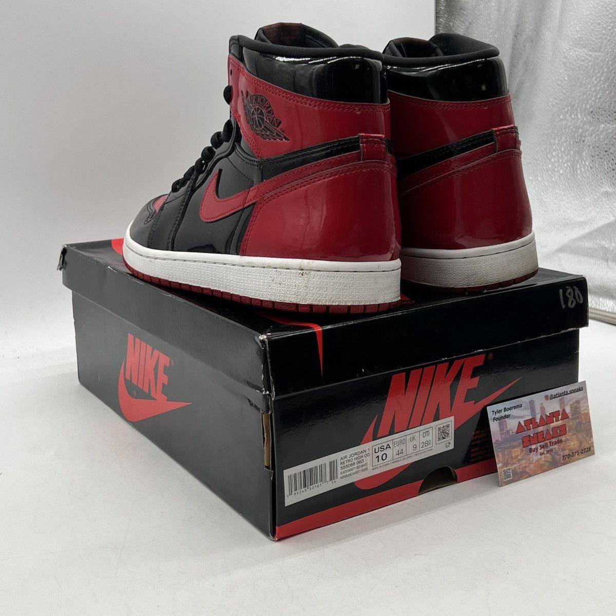 Nike Air Jordan 1 high bred Size US 10 / EU 43 - 4 Thumbnail