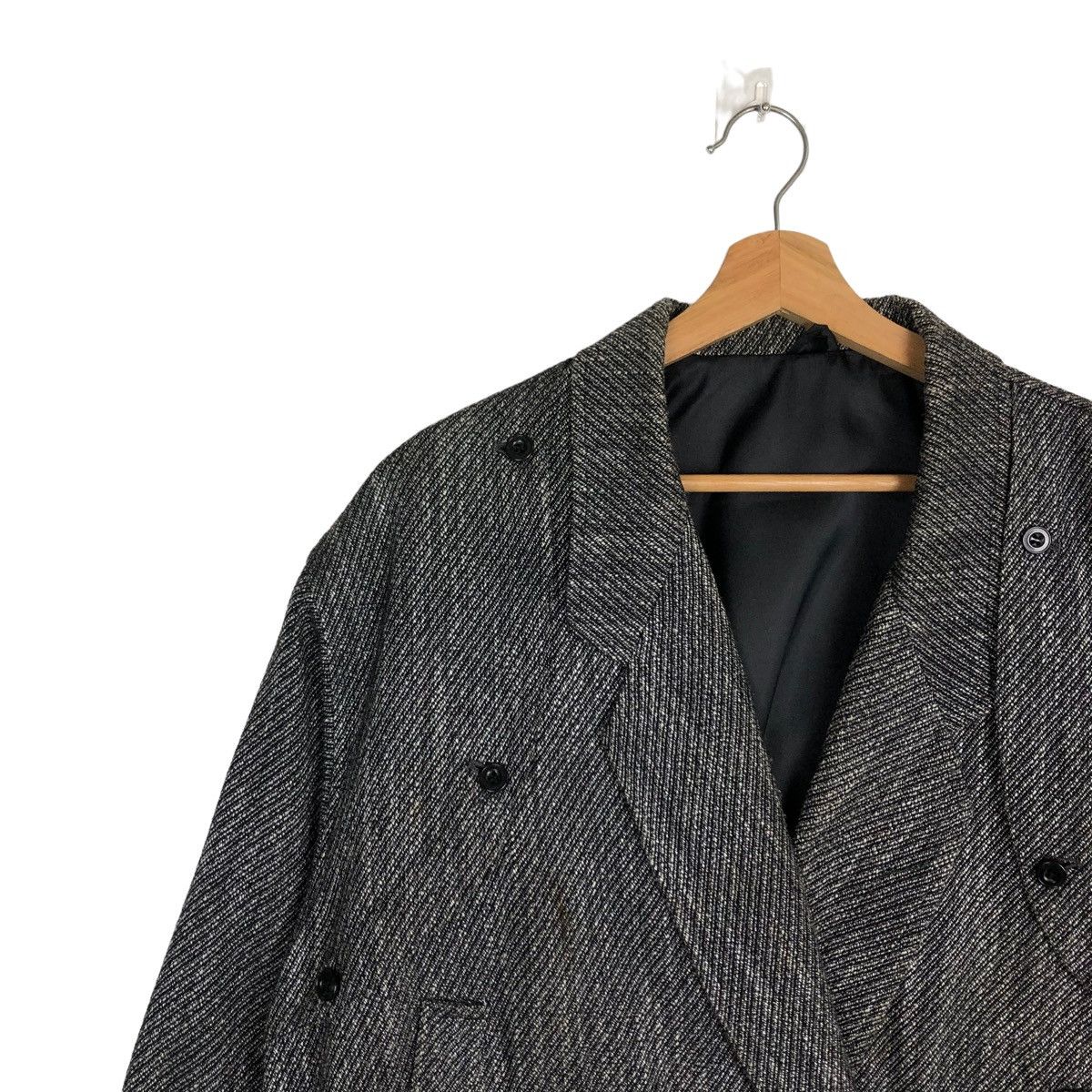 Japanese Brand 💥90’s Double Breast Collar Bomber Jacket Issey Miyake Style Size US L / EU 52-54 / 3 - 6 Thumbnail